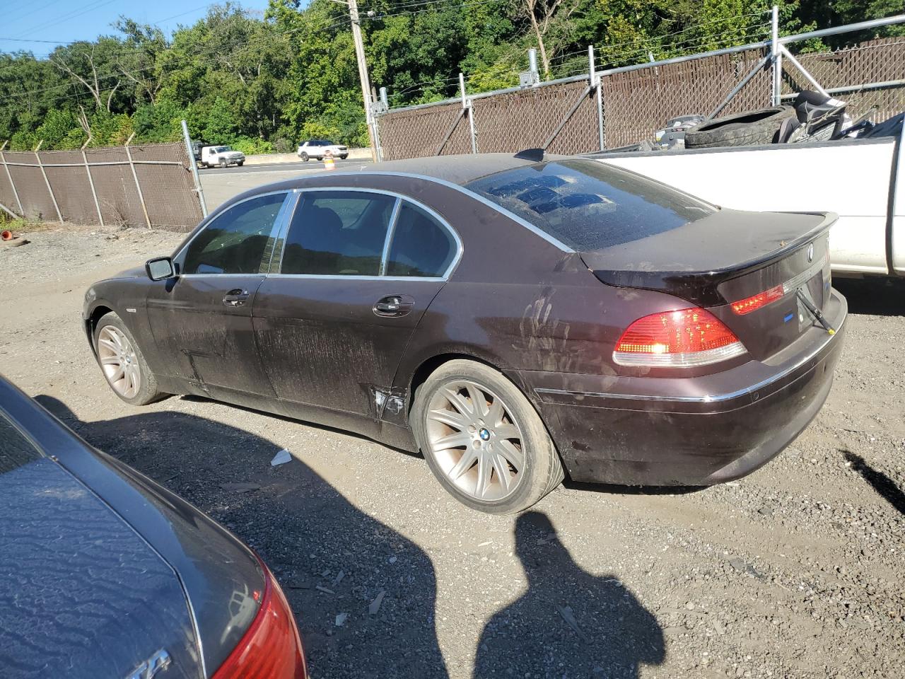 2003 Bmw 745 Li Purple vin: WBAGN63413DR18433