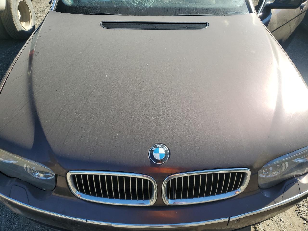 2003 Bmw 745 Li Purple vin: WBAGN63413DR18433