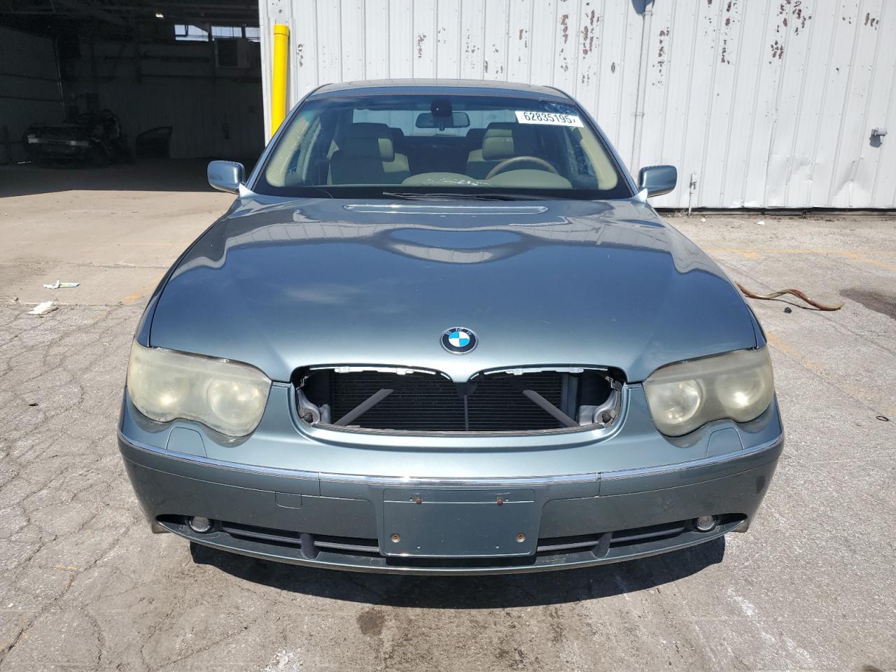 2004 Bmw 745 Li Green vin: WBAGN63414DS47413