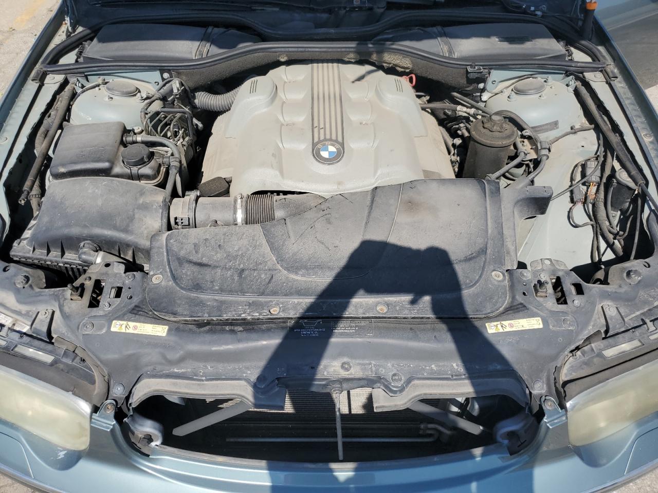 2004 Bmw 745 Li Green vin: WBAGN63414DS47413