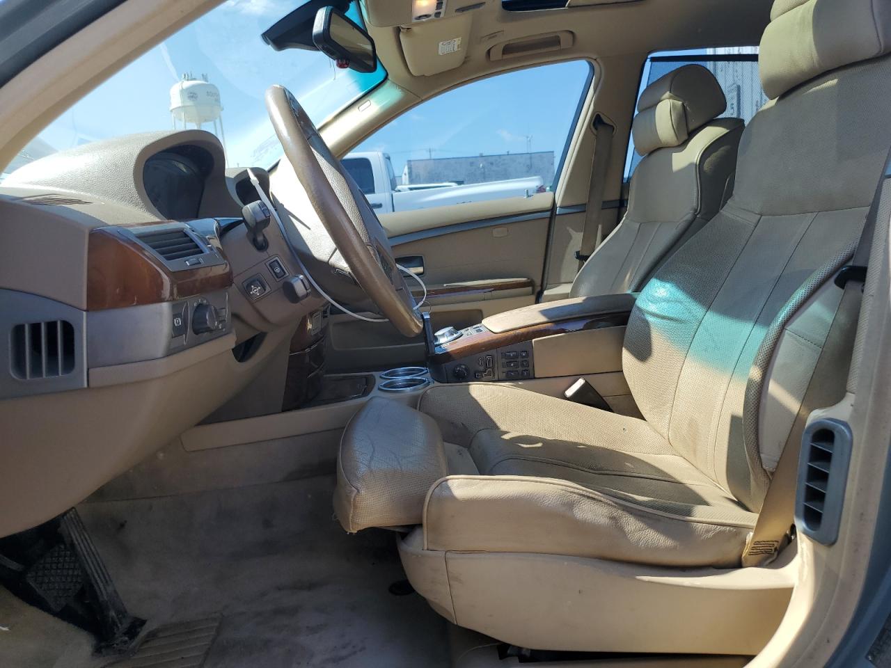 2004 Bmw 745 Li Green vin: WBAGN63414DS47413