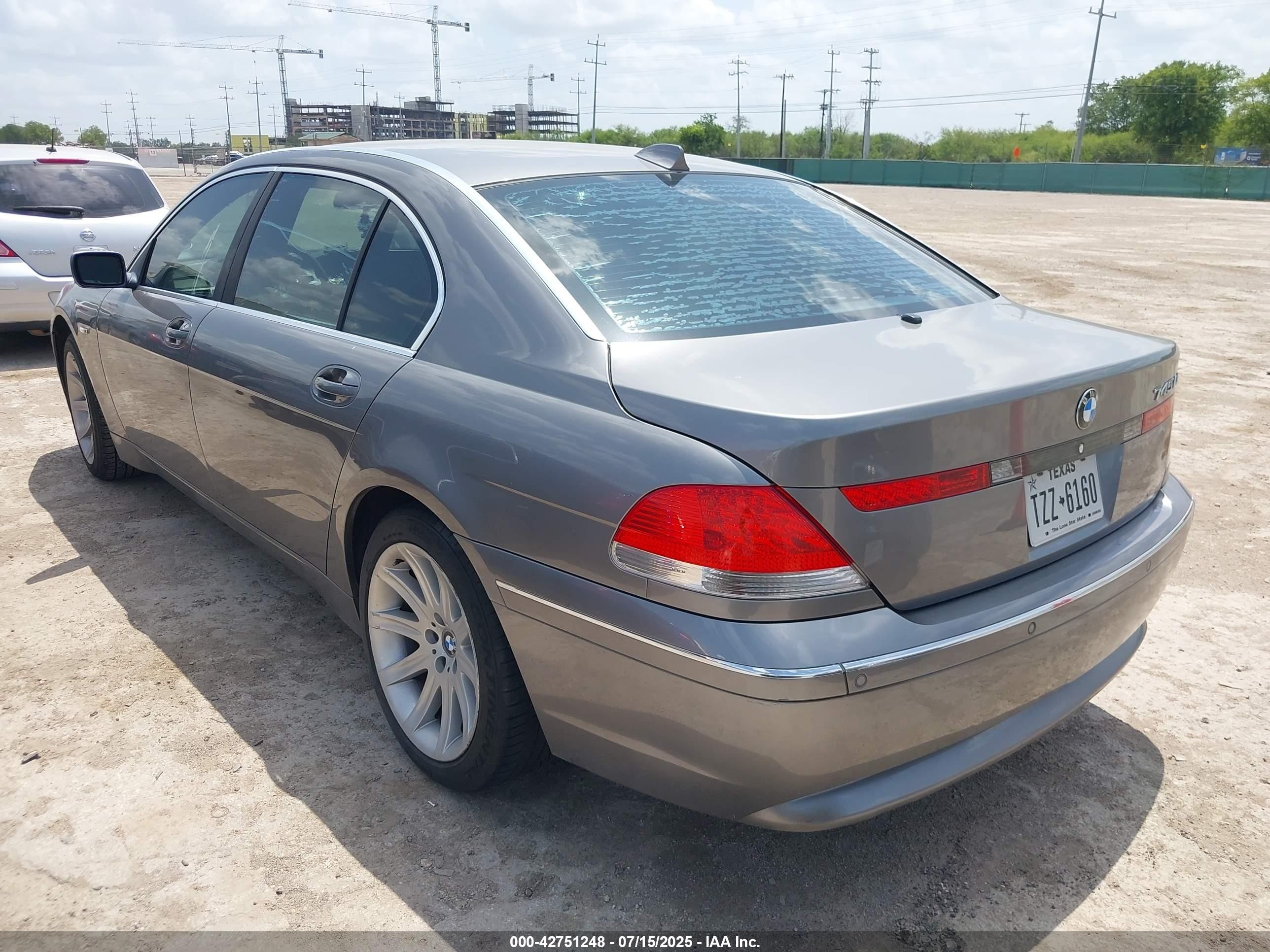 2004 Bmw 745li   Gray vin: WBAGN63414DS50540