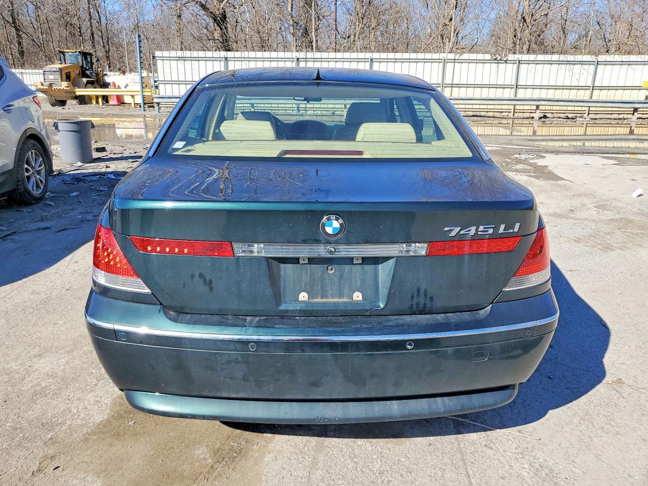 2003 Bmw 745 Li Green vin: WBAGN63423DR08056