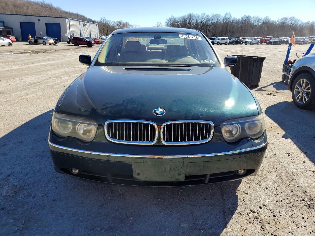 2003 Bmw 745 Li Green vin: WBAGN63423DR08056