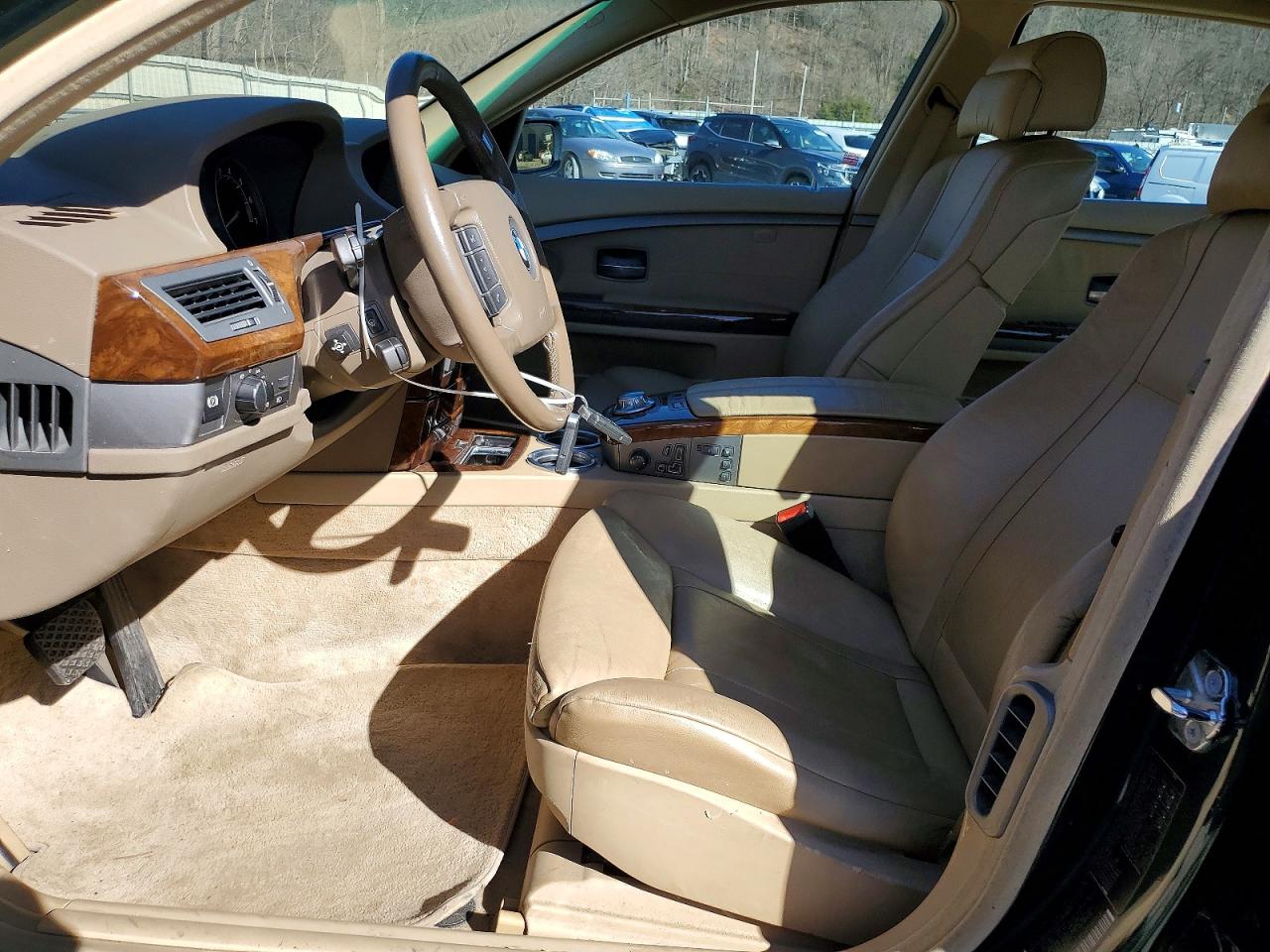 2003 Bmw 745 Li Green vin: WBAGN63423DR08056