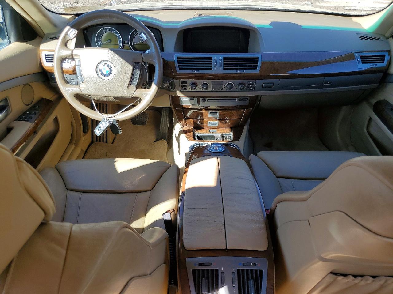 2003 Bmw 745 Li Green vin: WBAGN63423DR08056