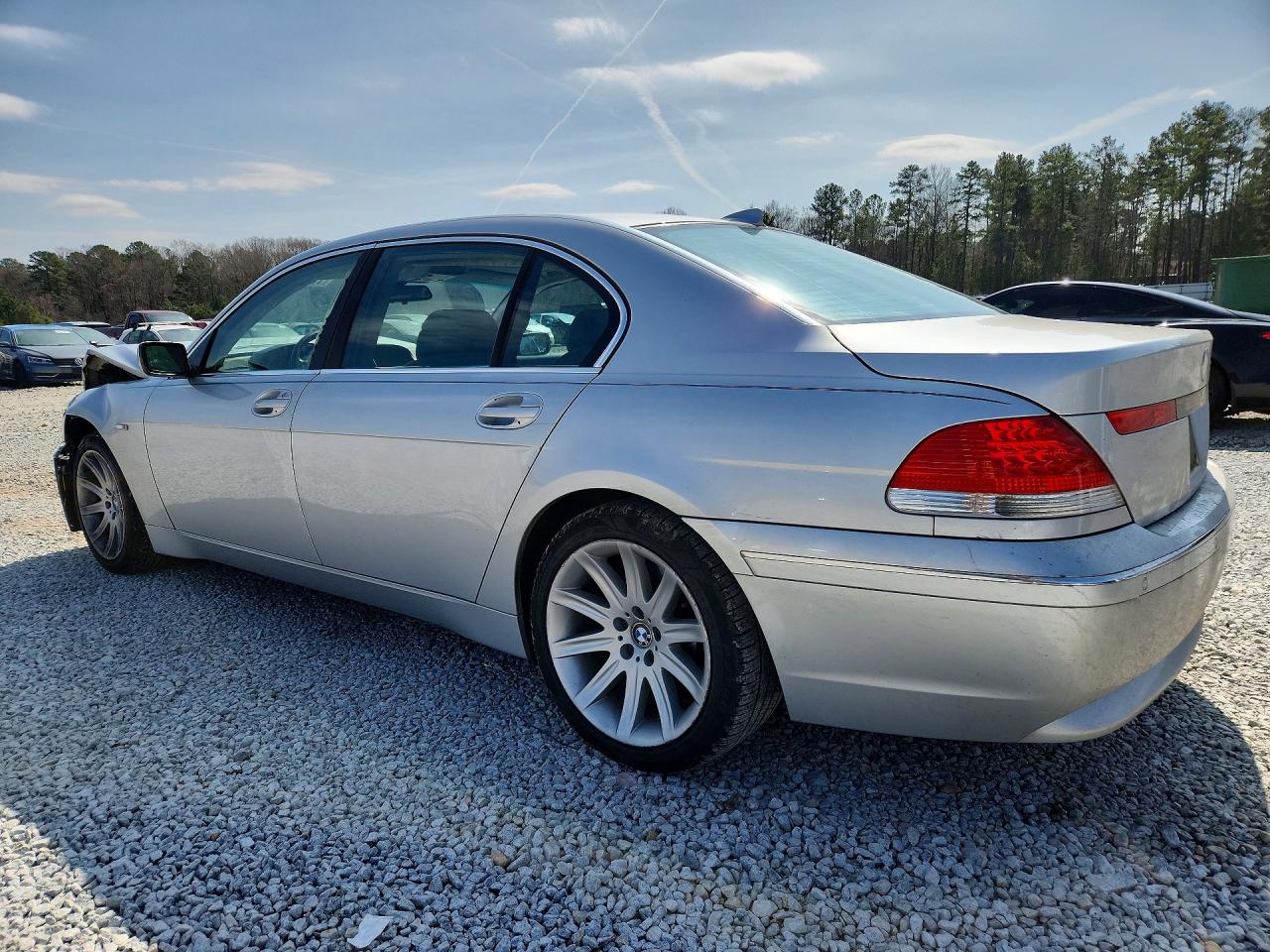 2003 Bmw 745 Li Silver vin: WBAGN63423DR09417