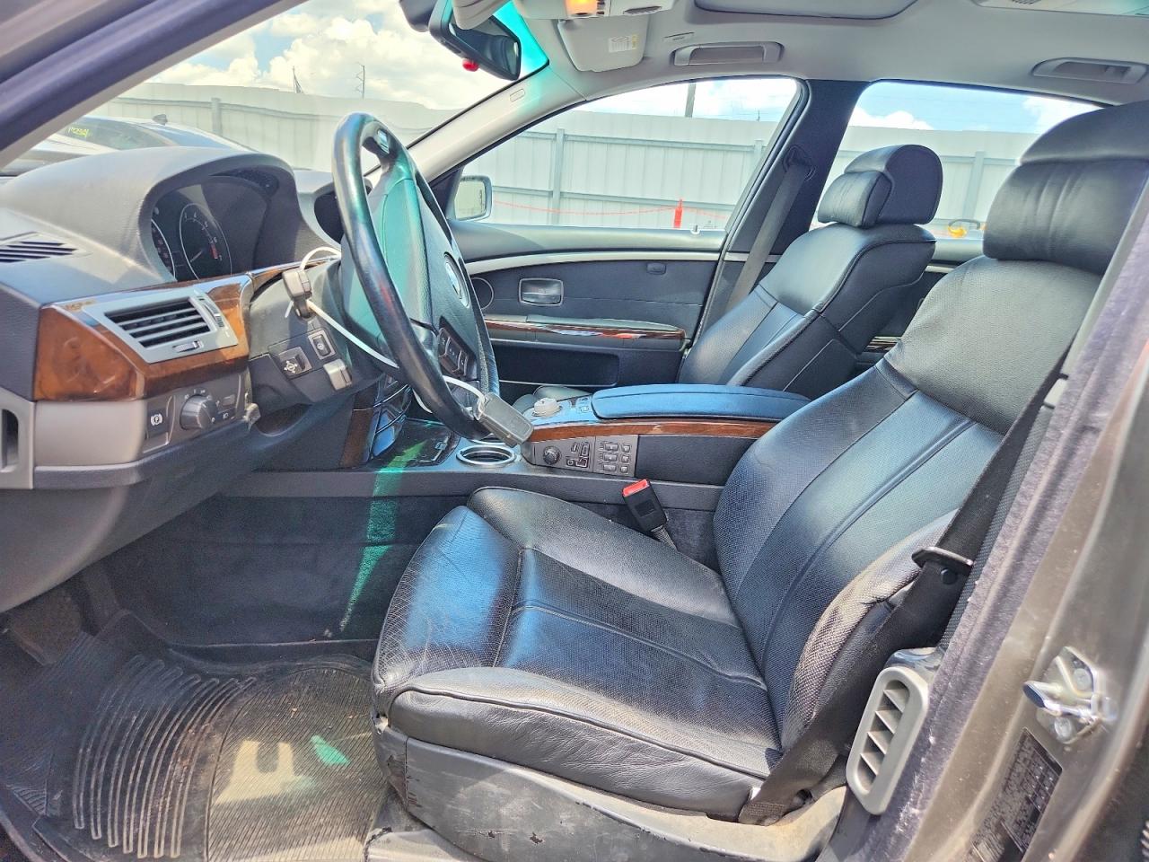 2003 Bmw 745 Li Gray vin: WBAGN63423DR10129