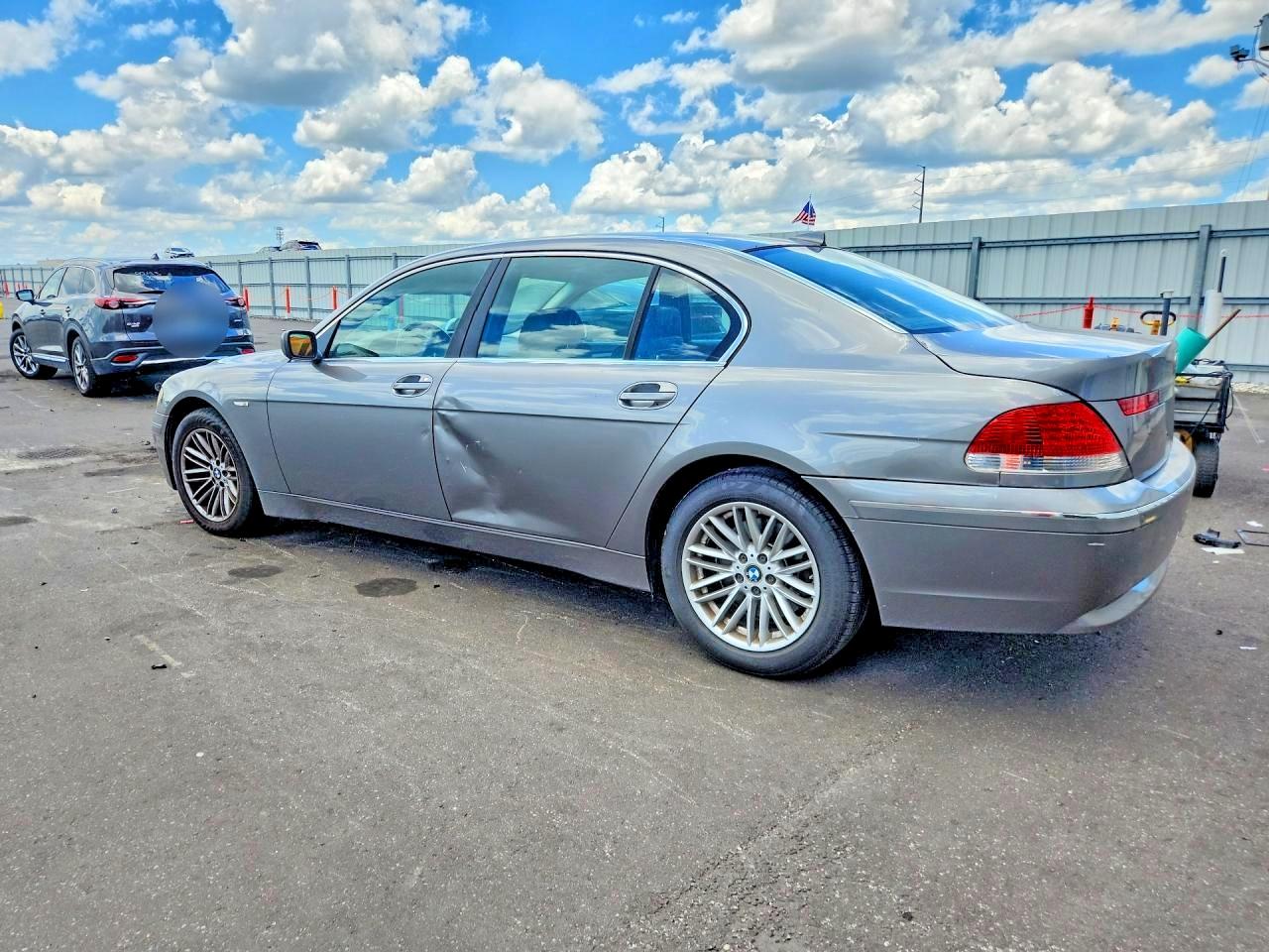 2003 Bmw 745 Li Gray vin: WBAGN63423DR10129