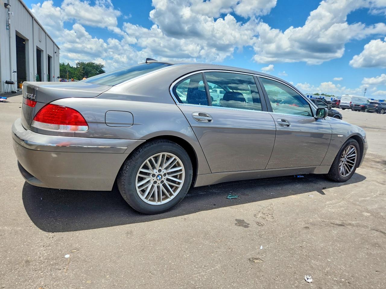 2003 Bmw 745 Li Gray vin: WBAGN63423DR10129