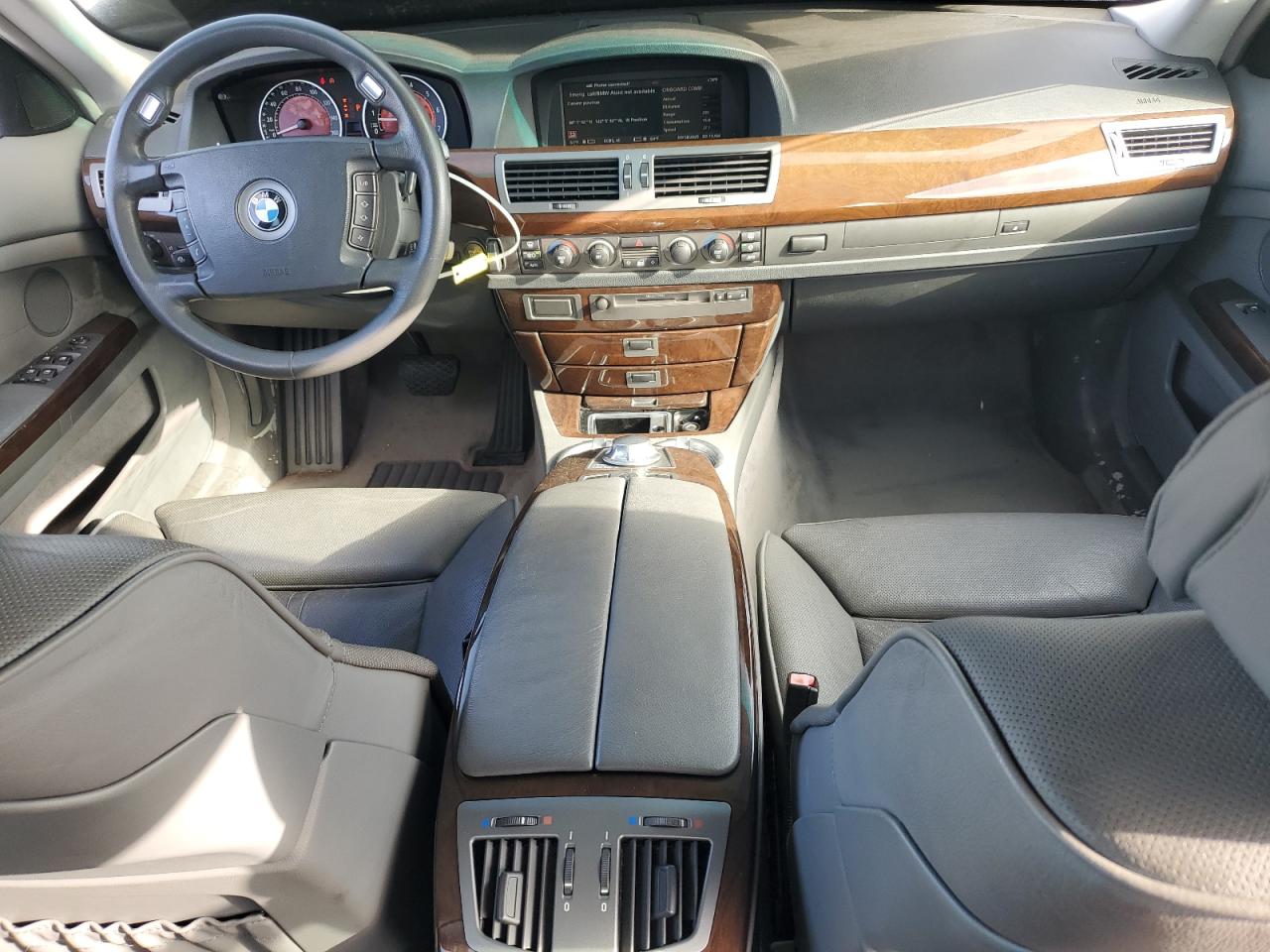 2003 Bmw 745 Li Turquoise vin: WBAGN63423DR12723