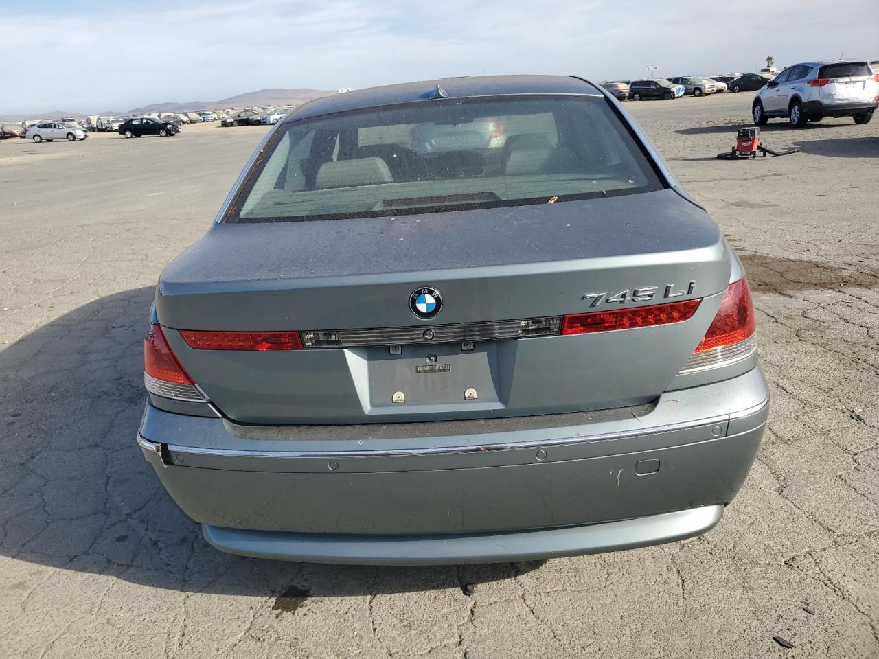 2003 Bmw 745 Li Turquoise vin: WBAGN63423DR12723