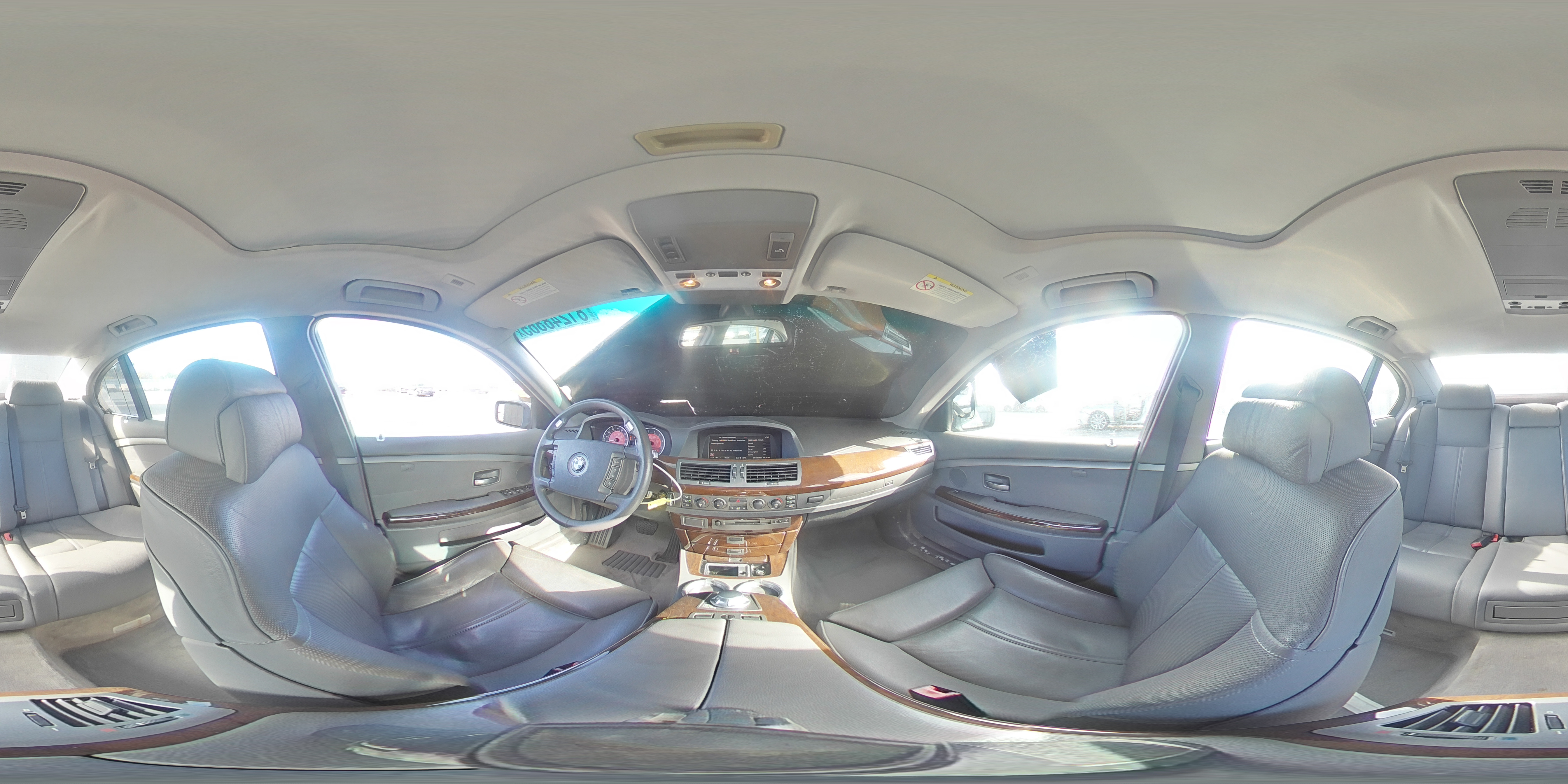 2003 Bmw 745 Li Turquoise vin: WBAGN63423DR12723
