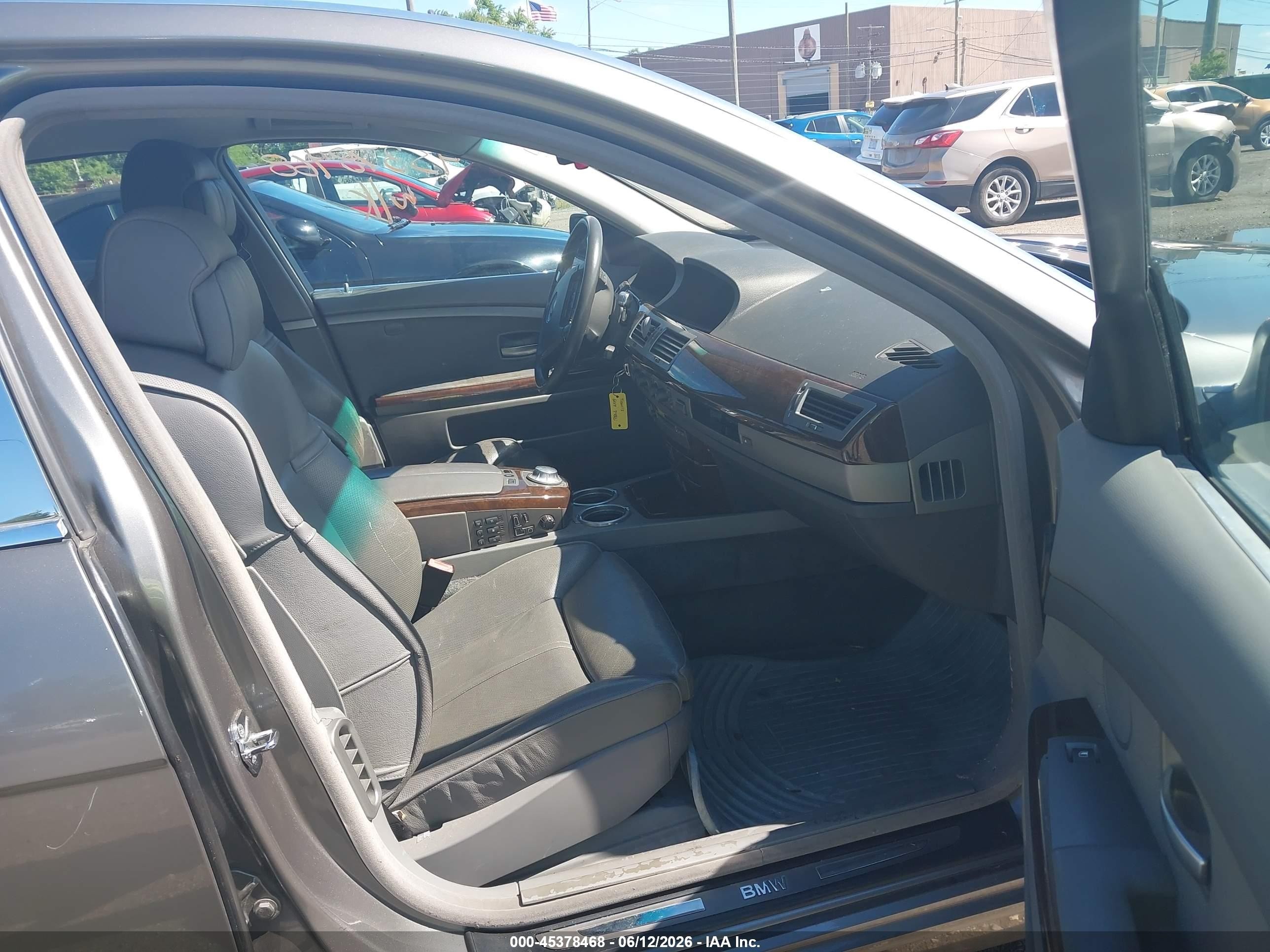 2003 Bmw 745li   Gray vin: WBAGN63433DR12505