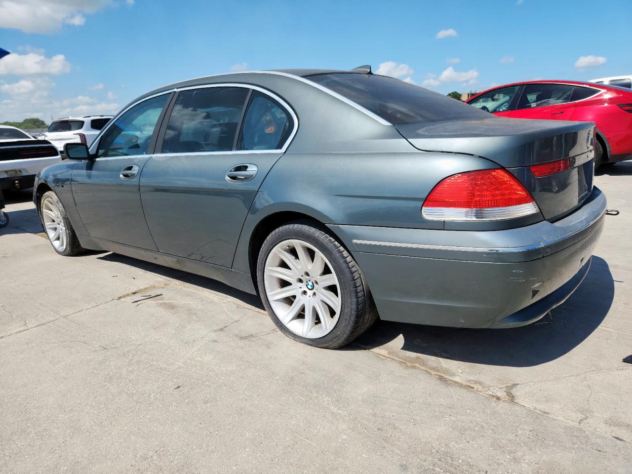 2003 Bmw 745 Li Gray vin: WBAGN63433DR14772