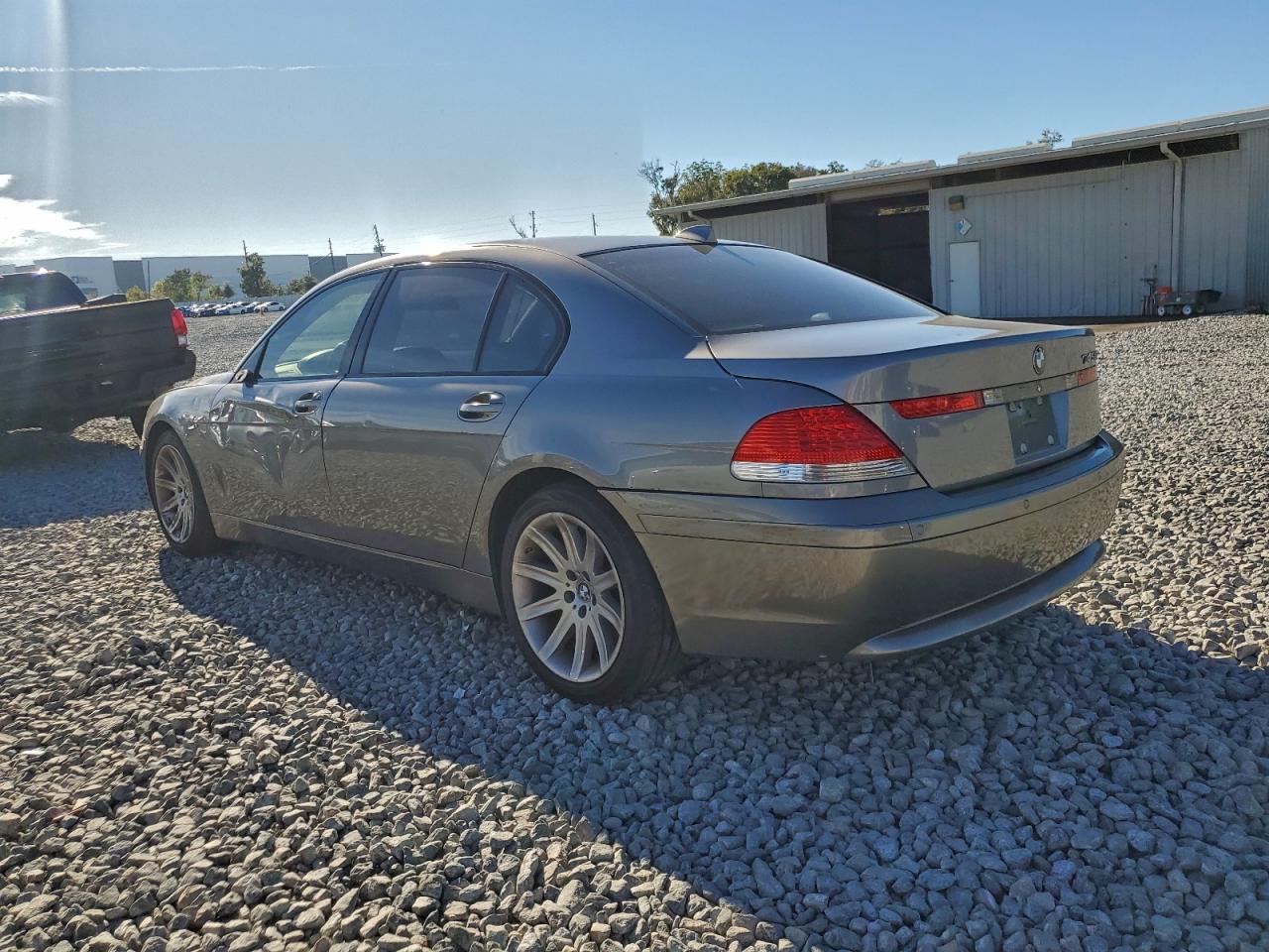 2003 Bmw 745 Li Gray vin: WBAGN63433DR17056