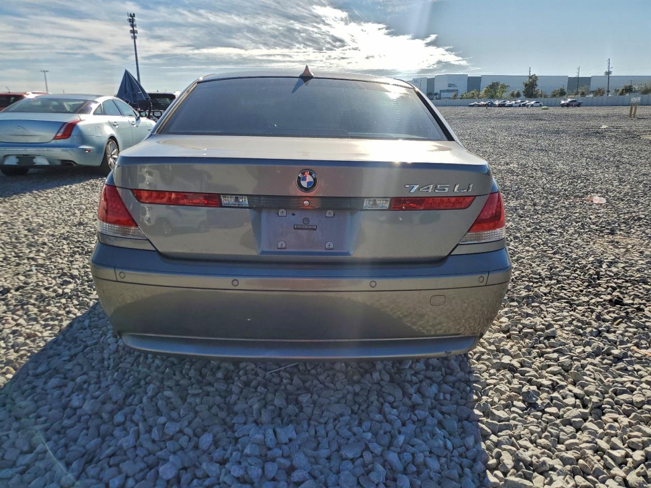 2003 Bmw 745 Li Gray vin: WBAGN63433DR17056