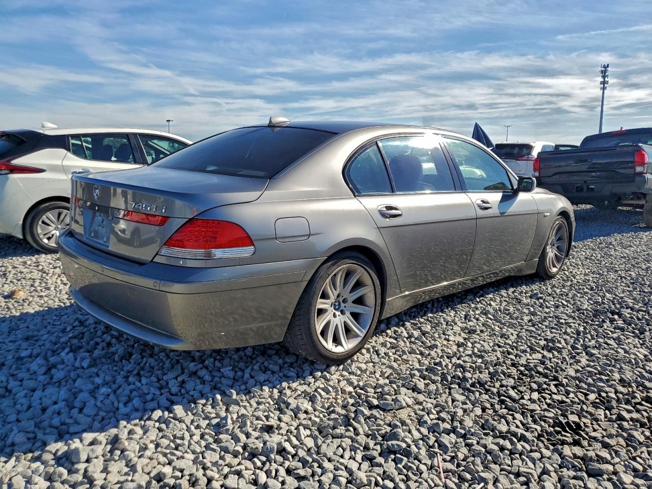2003 Bmw 745 Li Gray vin: WBAGN63433DR17056