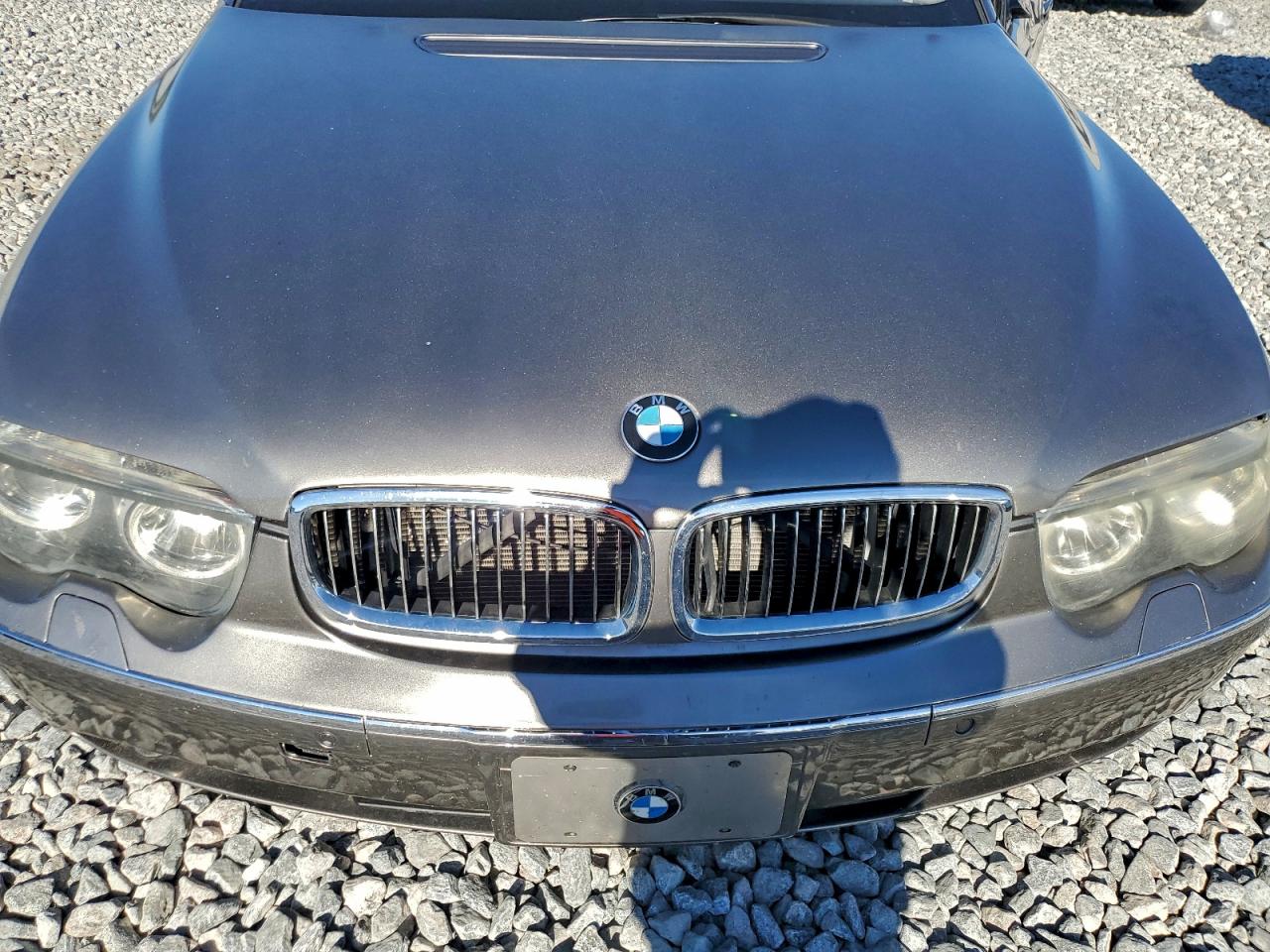 2003 Bmw 745 Li Gray vin: WBAGN63433DR17056