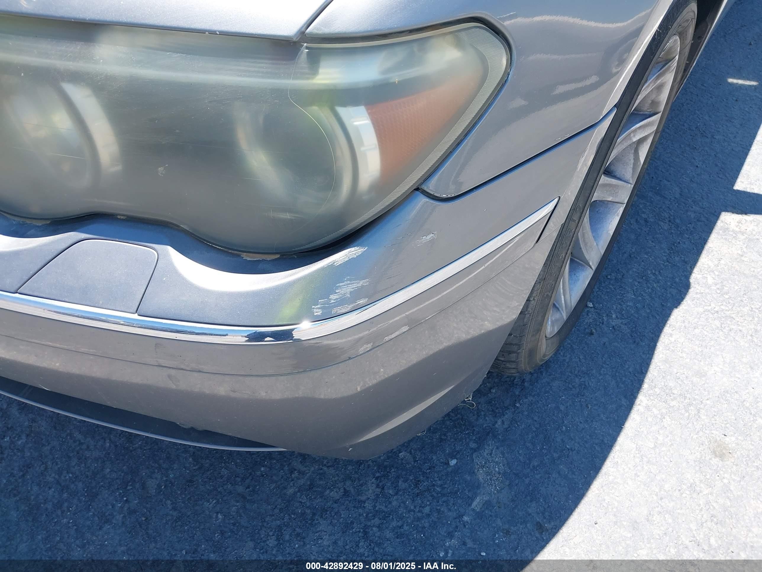 2004 Bmw 745li   Серый vin: WBAGN63434DS47641