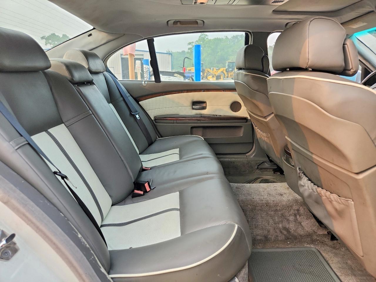 2003 Bmw 745 Li White vin: WBAGN63443DR08429