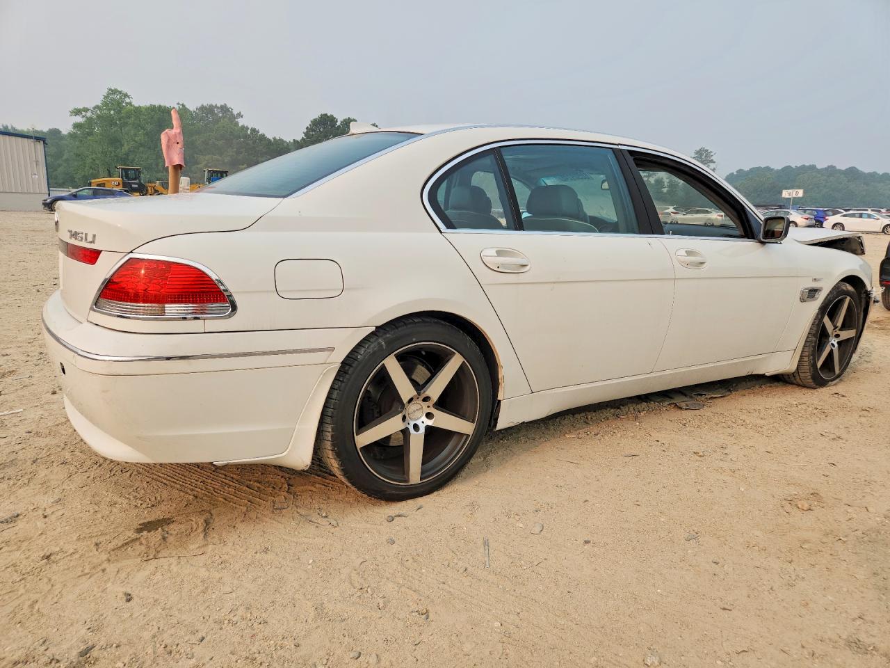 2003 Bmw 745 Li White vin: WBAGN63443DR08429