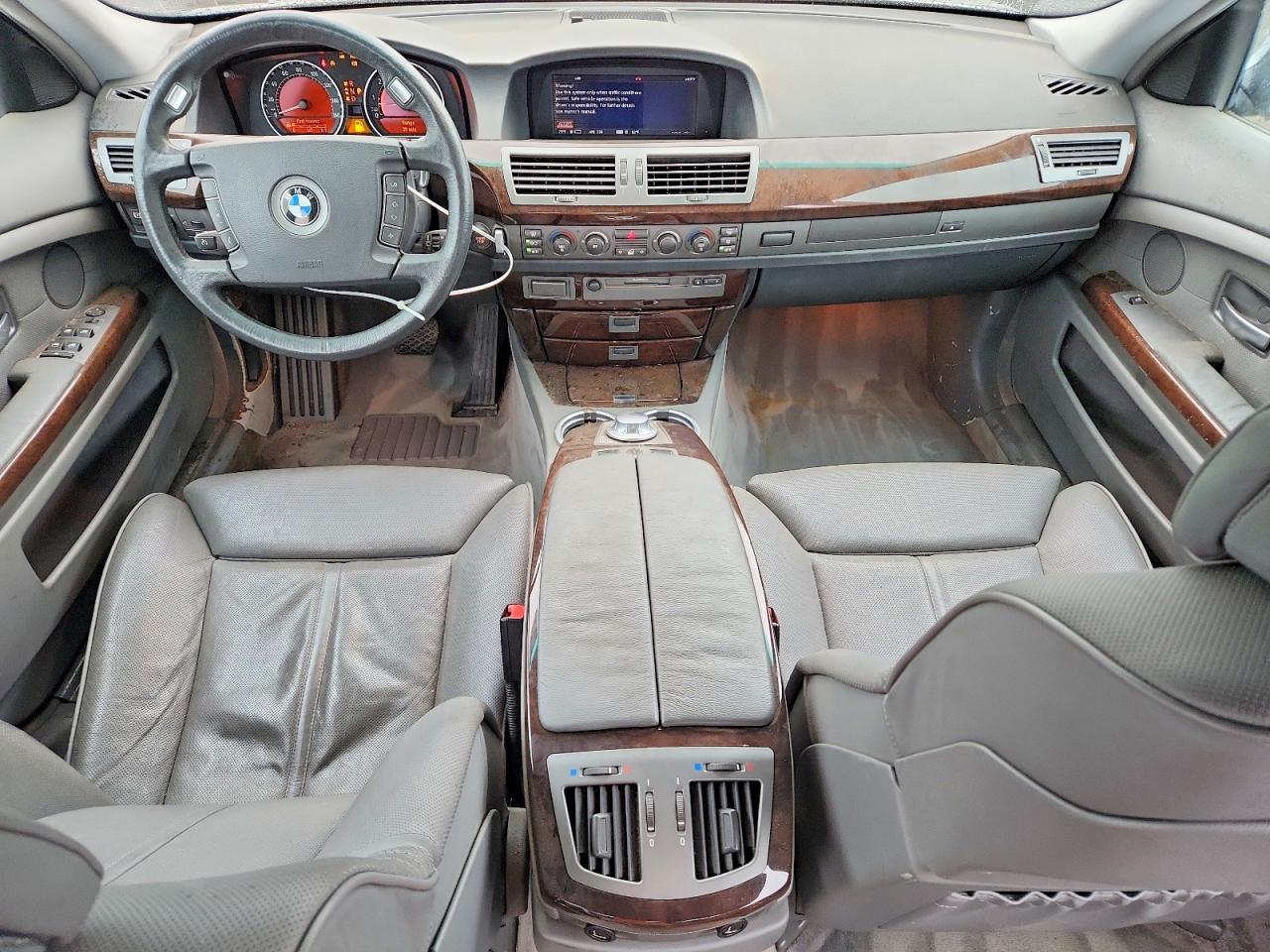 2003 Bmw 745 Li Silver vin: WBAGN63443DR08690