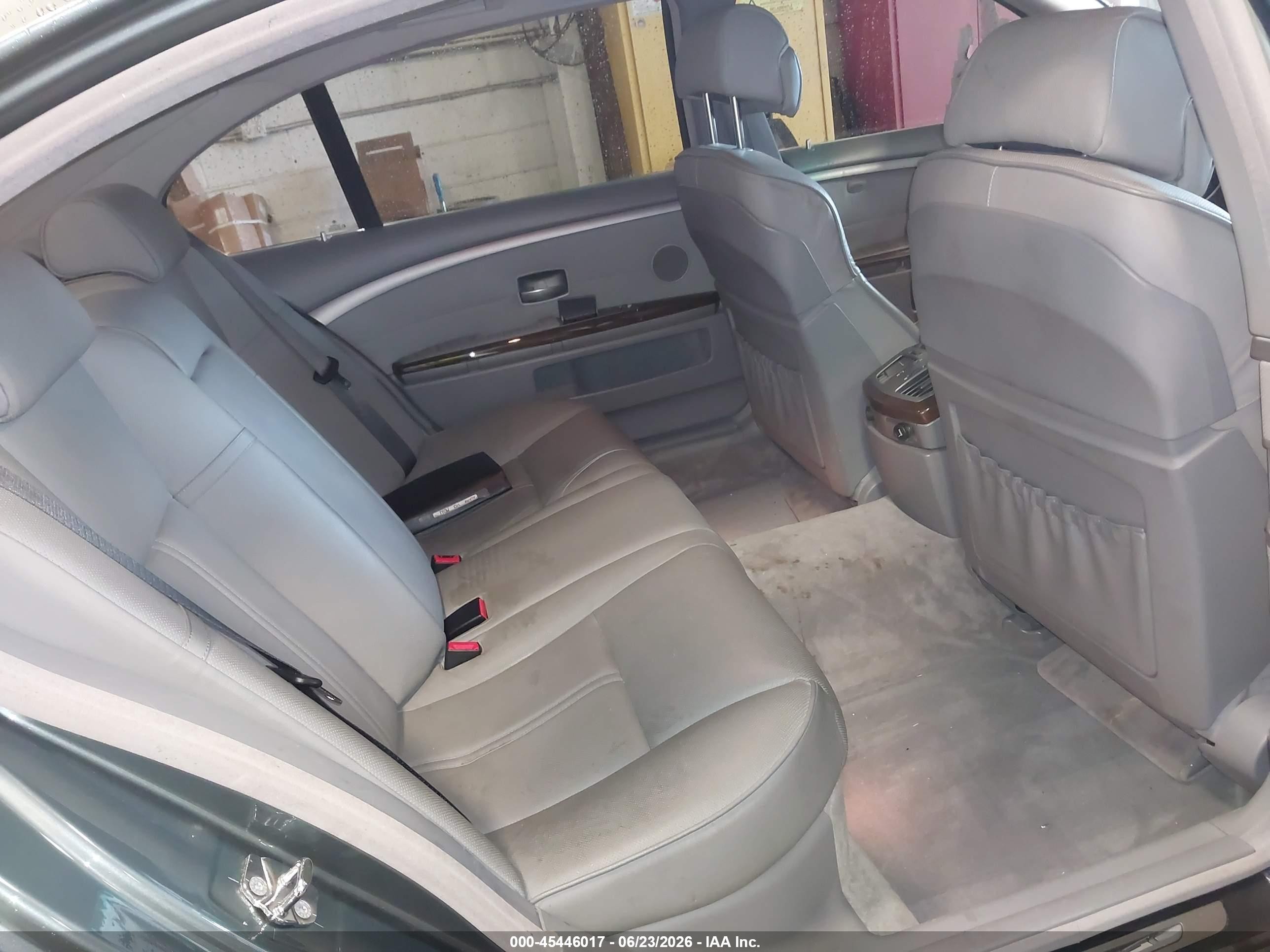 2003 Bmw 7 Series 745li Gray vin: WBAGN63453DR13851