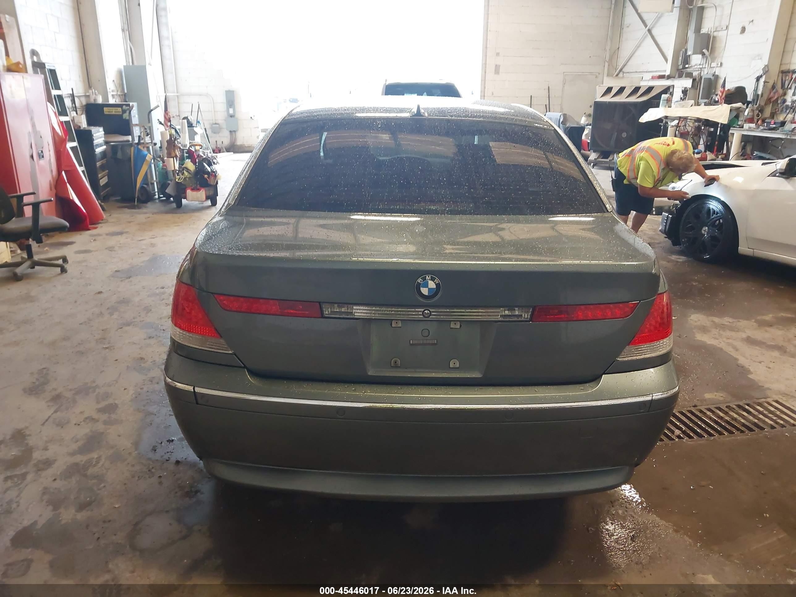 2003 Bmw 7 Series 745li Gray vin: WBAGN63453DR13851