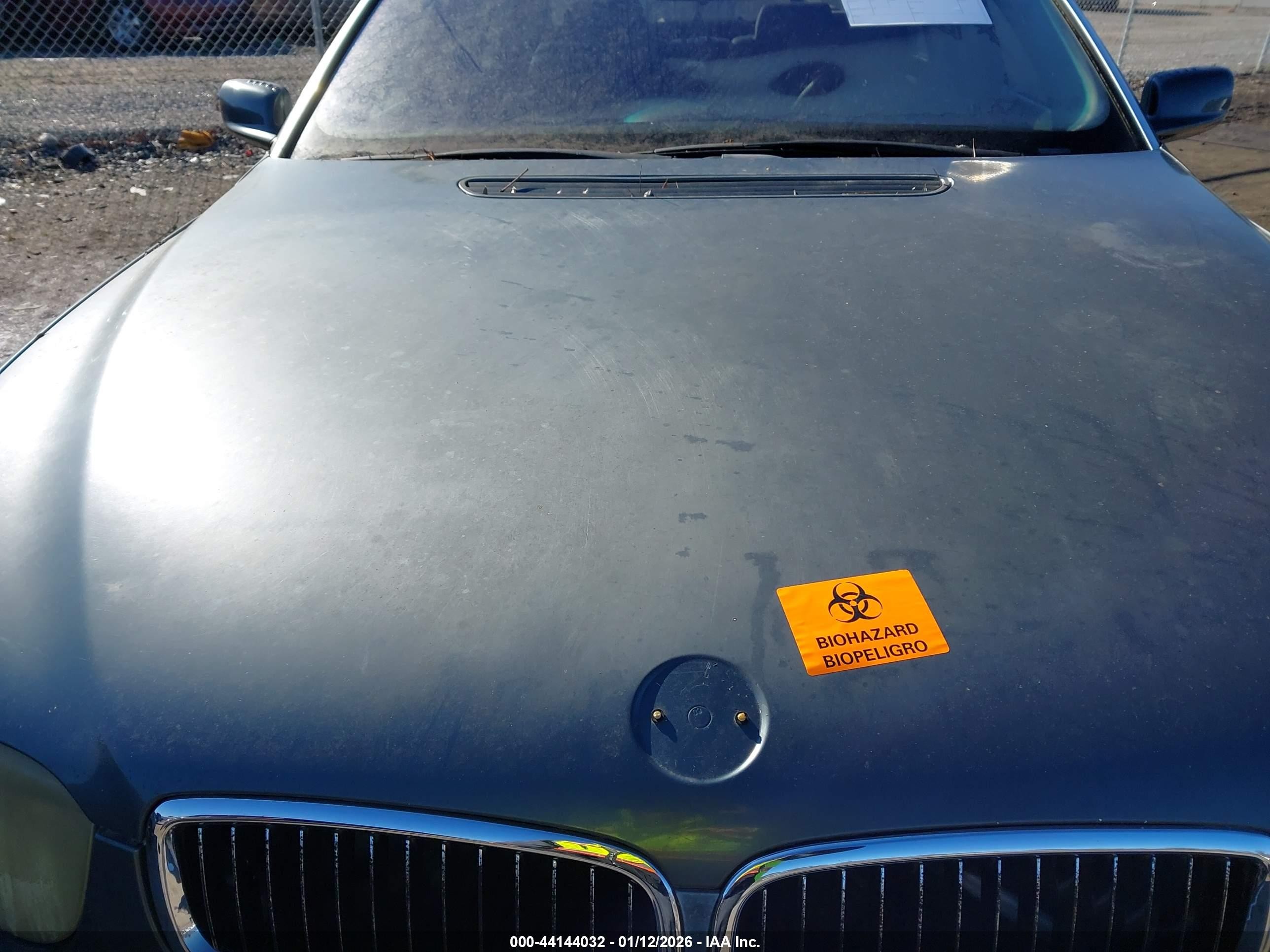 2003 Bmw 745li   Серый vin: WBAGN63453DR15910