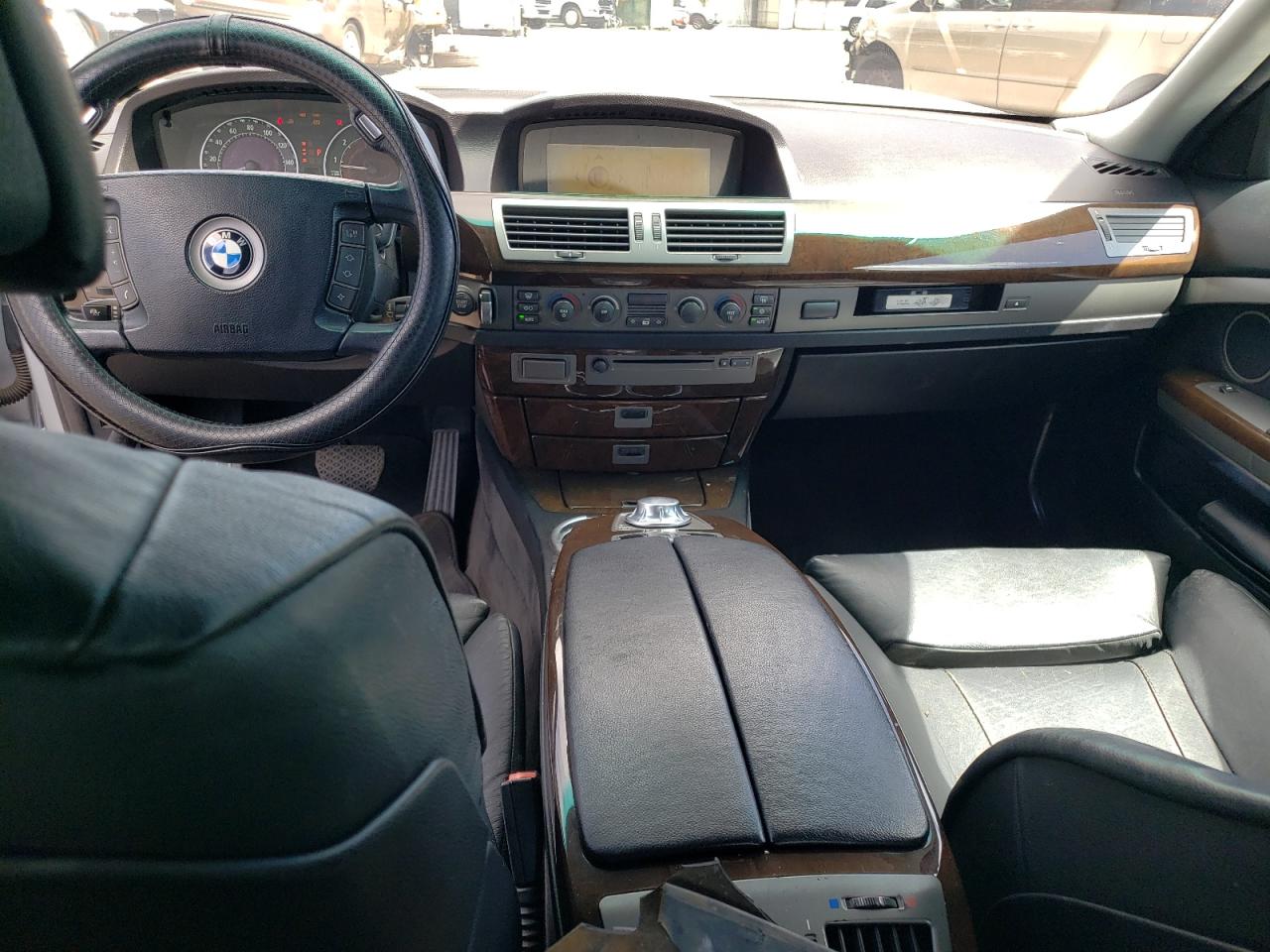 2003 Bmw 745 Li Silver vin: WBAGN63453DS43119
