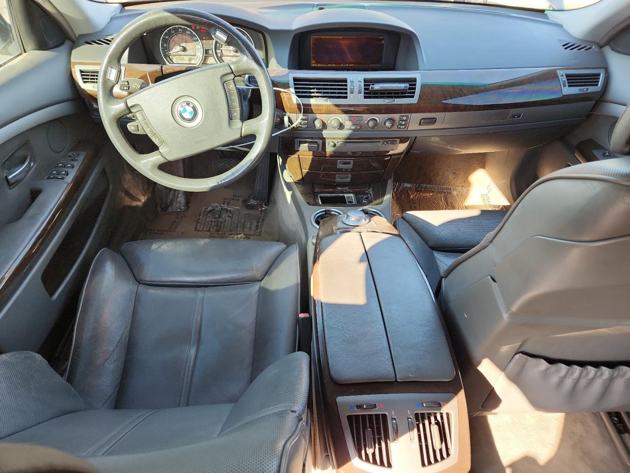 2003 Bmw 745 Li Серый vin: WBAGN63453DS43766