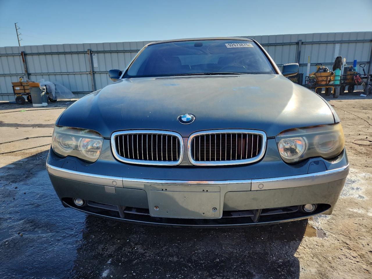 2003 Bmw 745 Li Серый vin: WBAGN63453DS43766