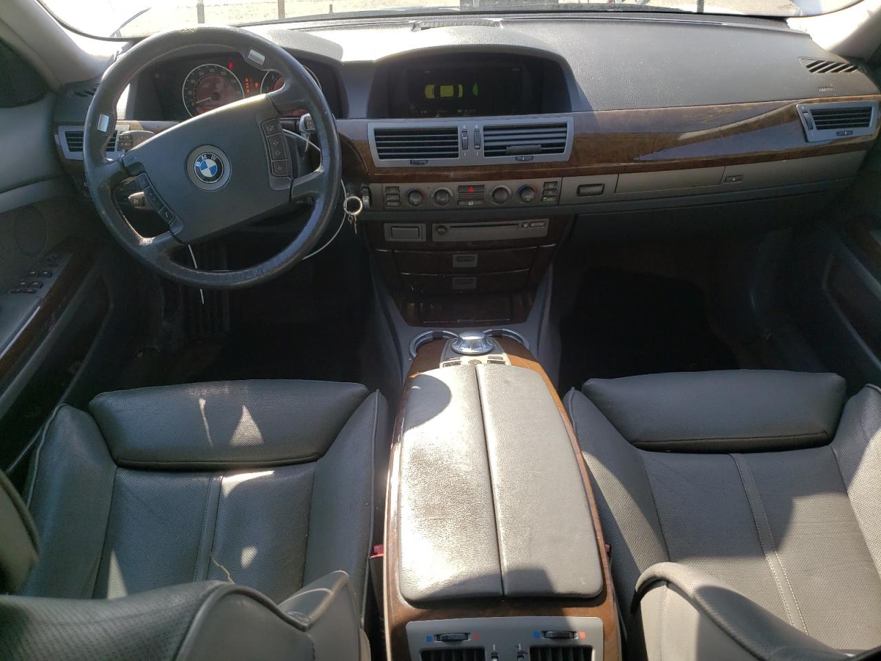 2004 Bmw 745 Li Gray vin: WBAGN63454DS46751