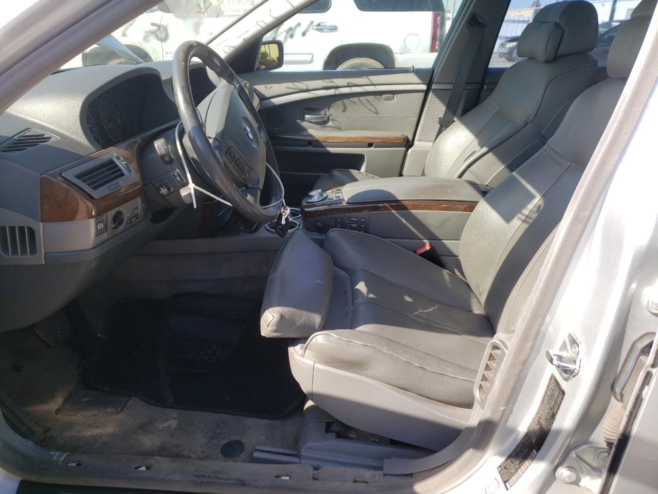 2004 Bmw 745 Li Gray vin: WBAGN63454DS46751