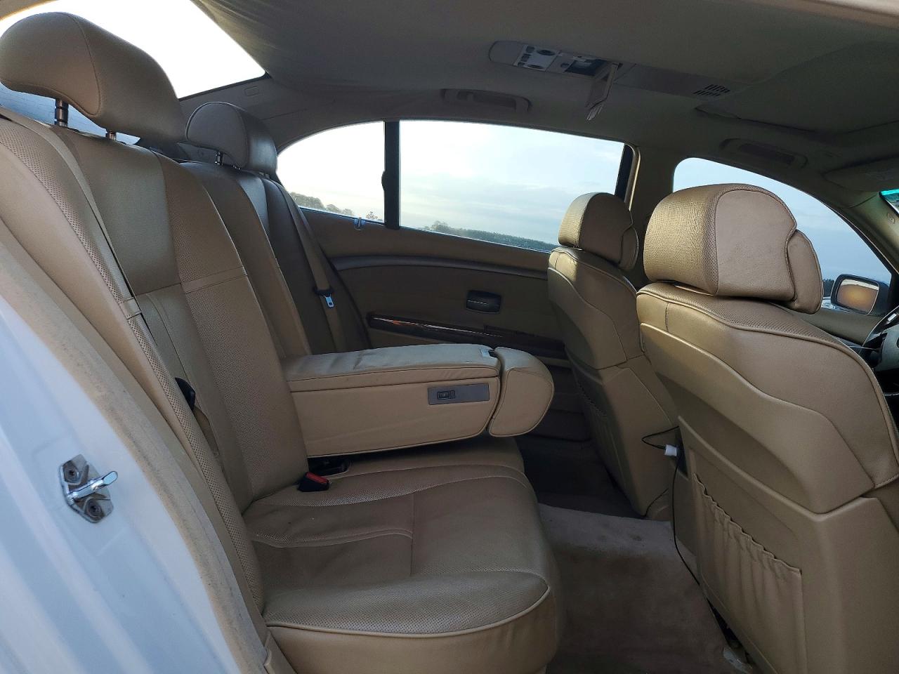 2003 Bmw 745 Li White vin: WBAGN63463DR11803