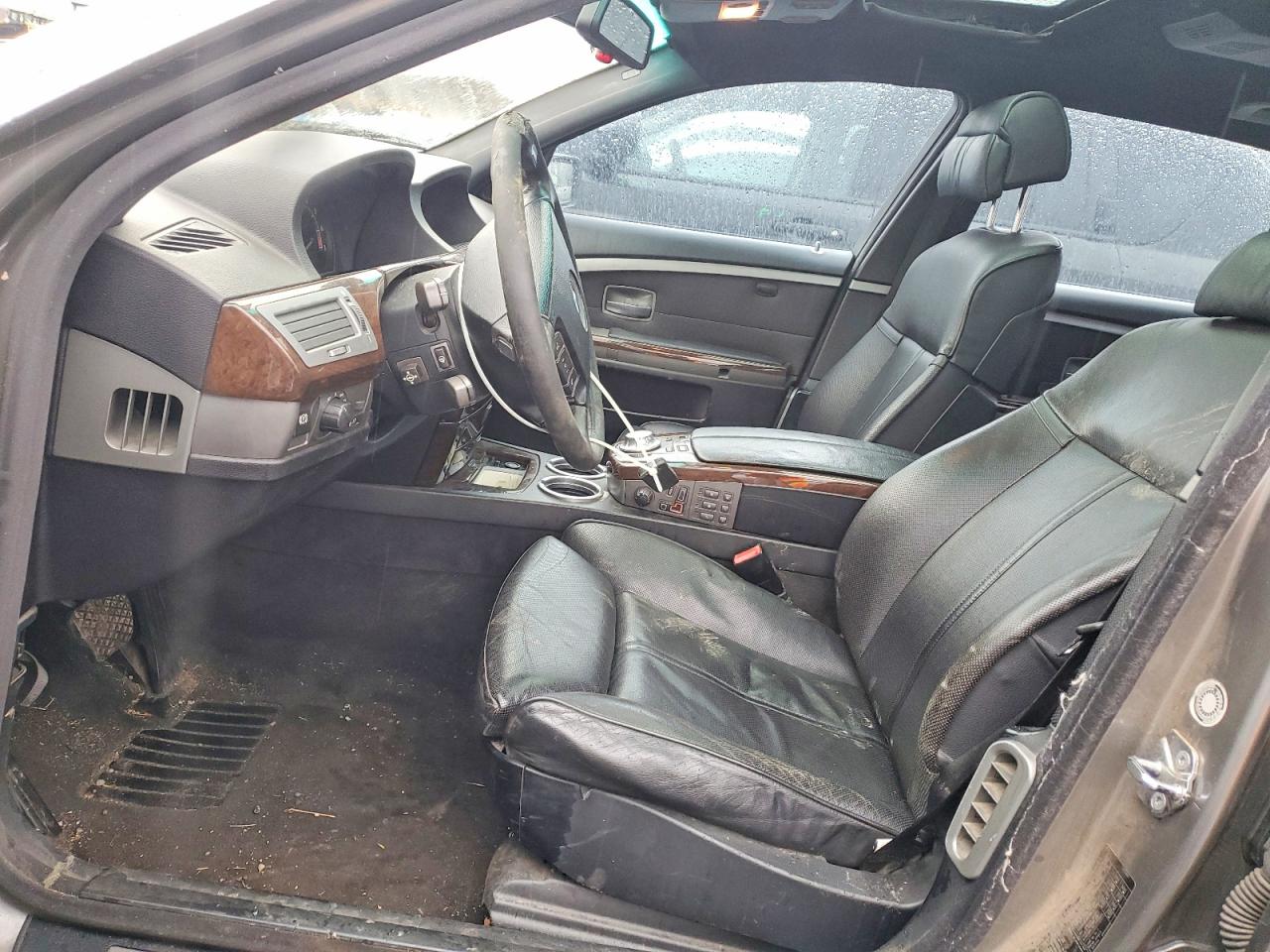 2004 Bmw 745 Li Gray vin: WBAGN63464DS45849