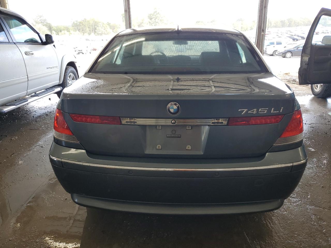2002 Bmw 745 Li Gray vin: WBAGN63472DR04910