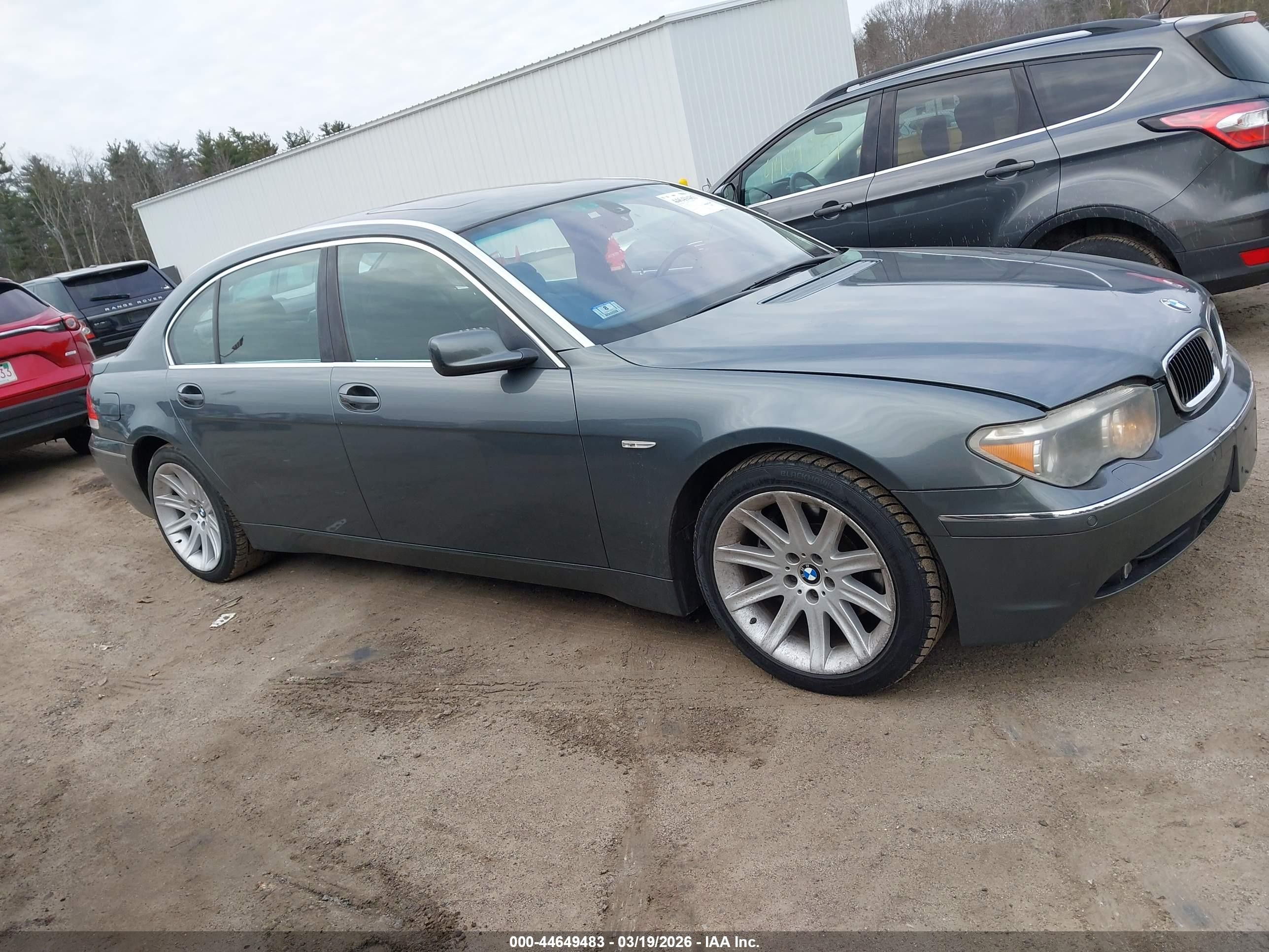 2003 Bmw 745li   Blue vin: WBAGN63473DS44532