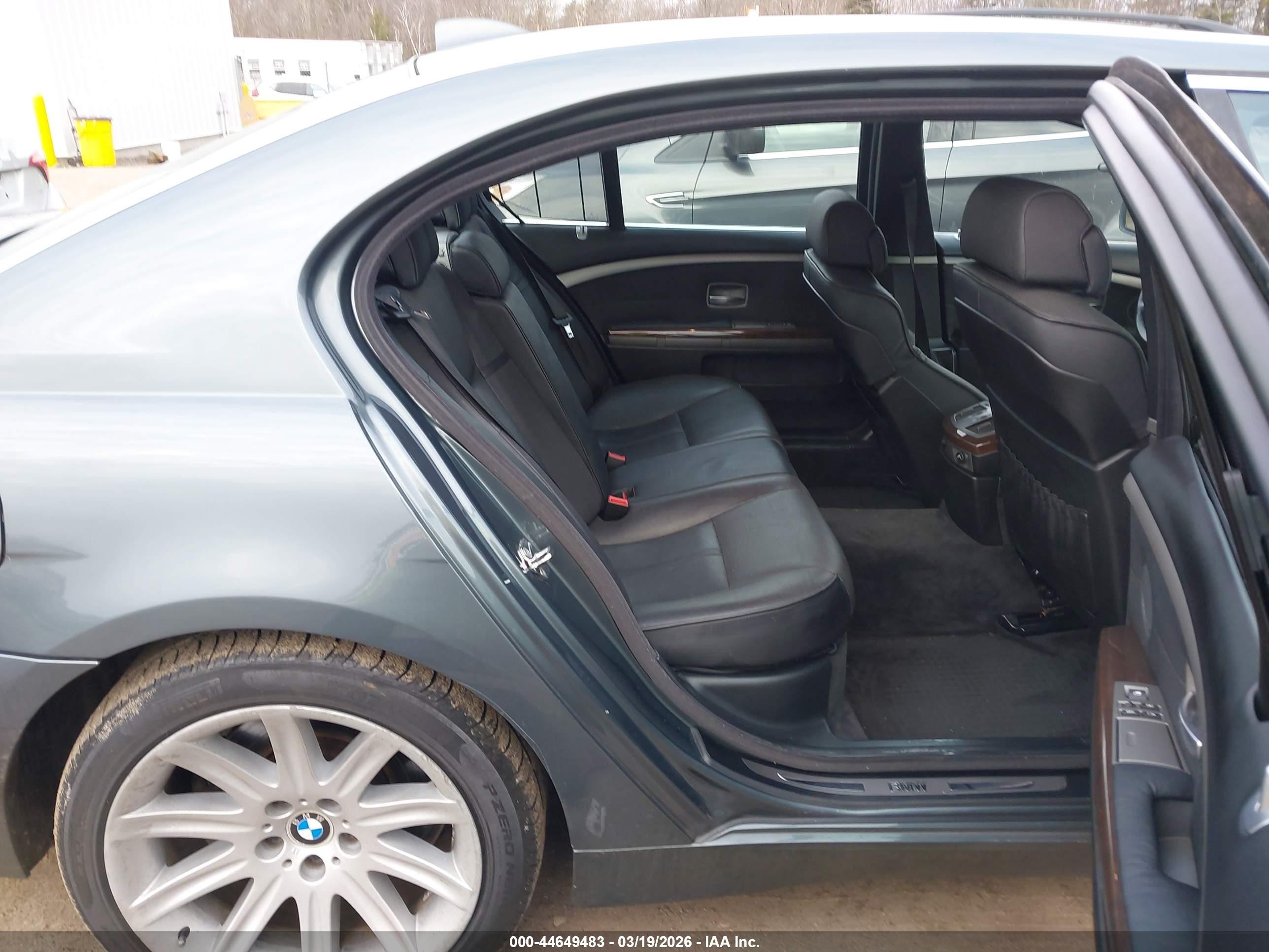 2003 Bmw 745li   Blue vin: WBAGN63473DS44532
