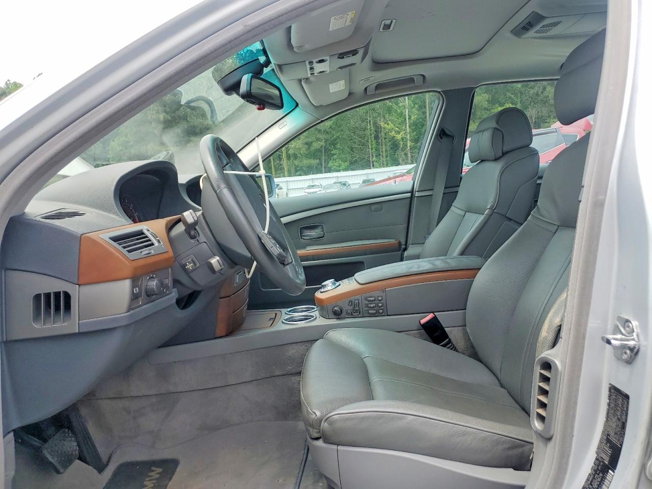 2003 Bmw 745 Li Silver vin: WBAGN63473DS45132
