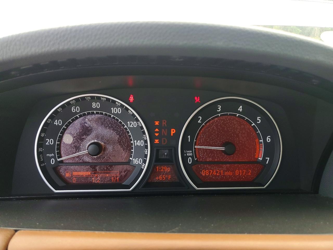 2003 Bmw 745 Li Silver vin: WBAGN63473DS45132