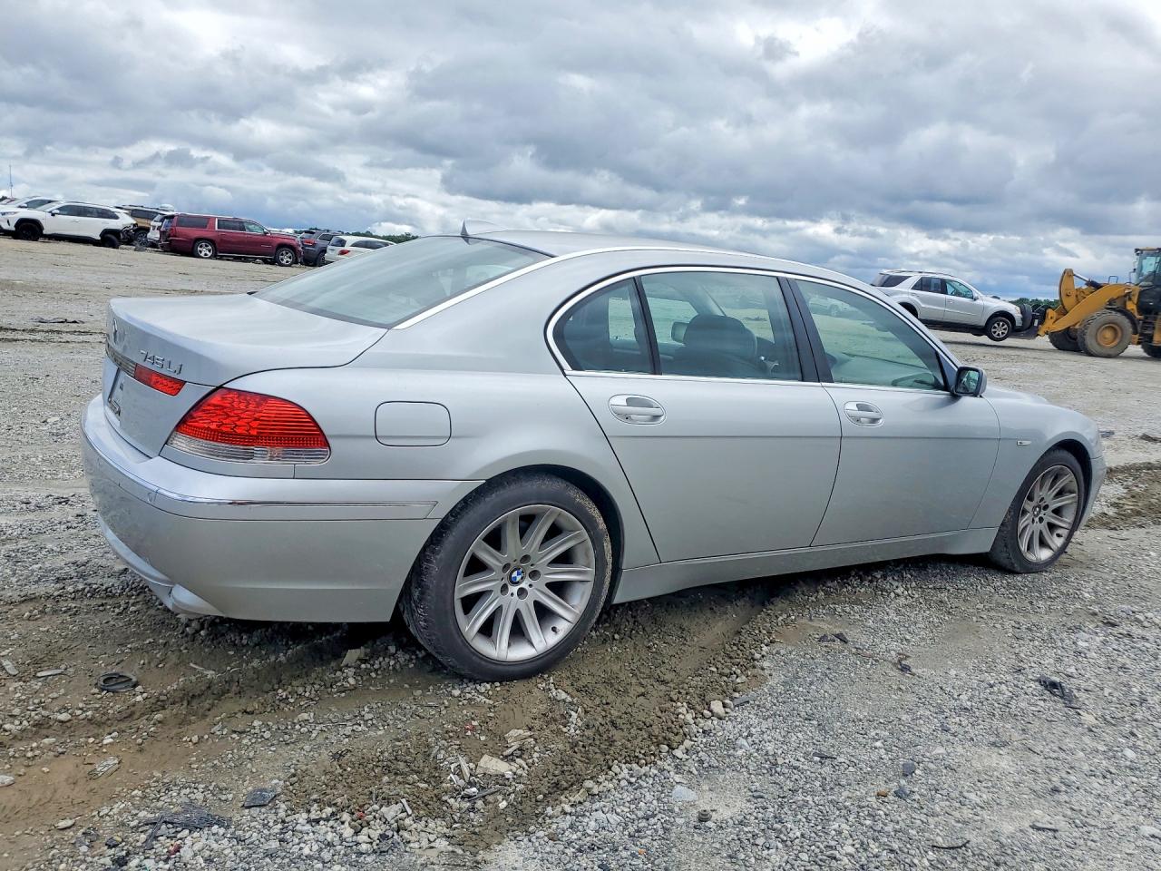 2003 Bmw 745 Li Silver vin: WBAGN63473DS45132