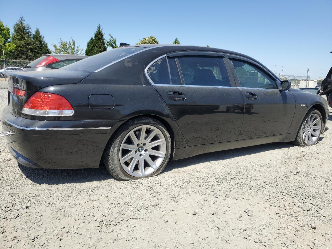 2002 Bmw 745 Li   Black vin: WBAGN63482DR02390