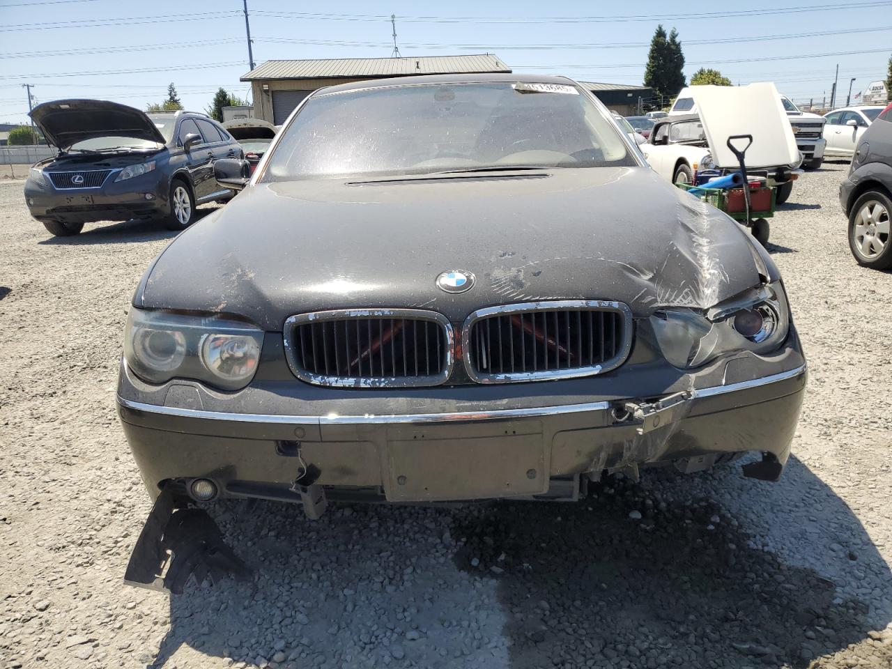 2002 Bmw 745 Li   Black vin: WBAGN63482DR02390