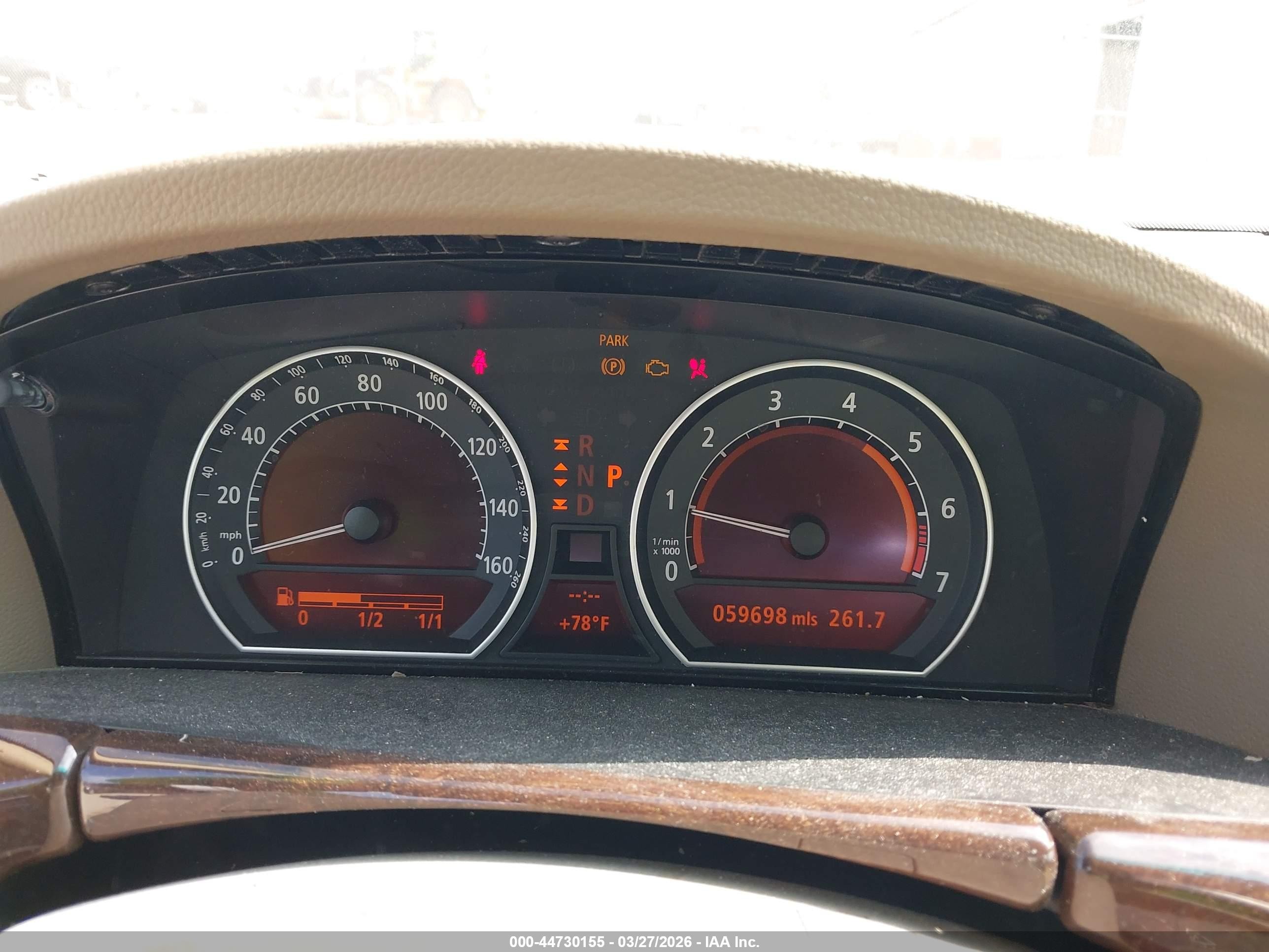2004 Bmw 745li   Tan vin: WBAGN63484DS49546