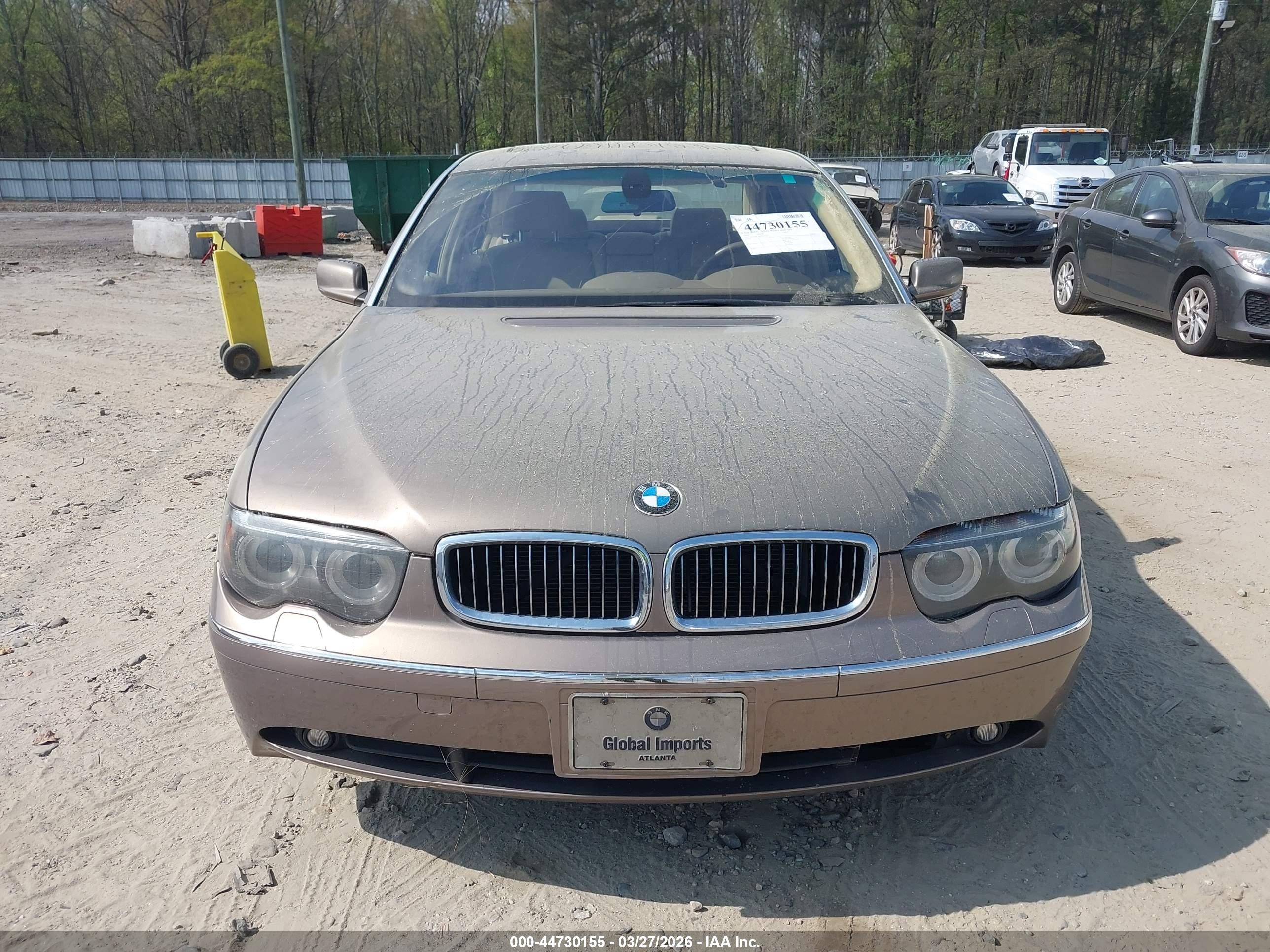 2004 Bmw 745li   Tan vin: WBAGN63484DS49546