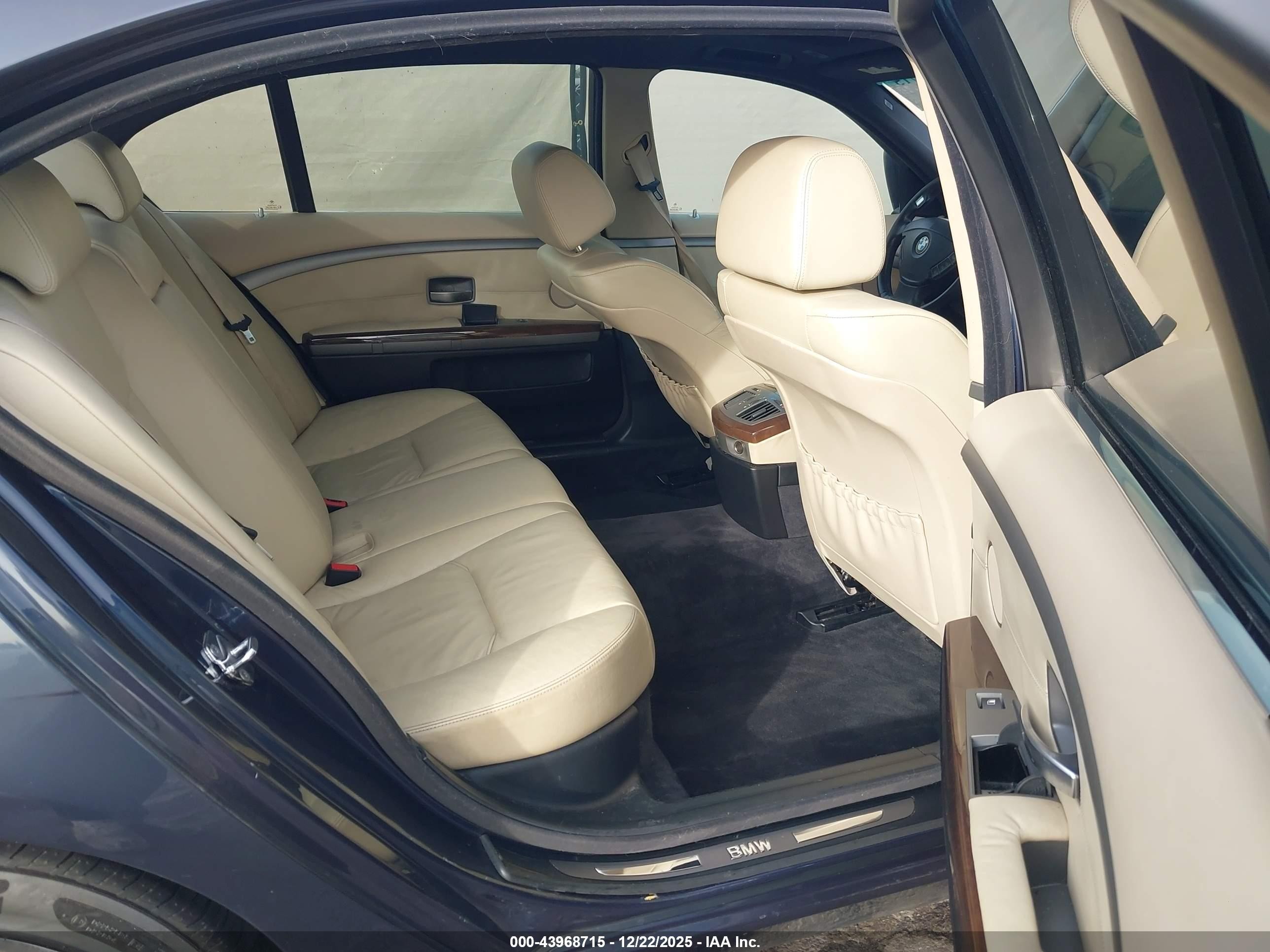 2003 Bmw 745li   Blue vin: WBAGN63493DS43916