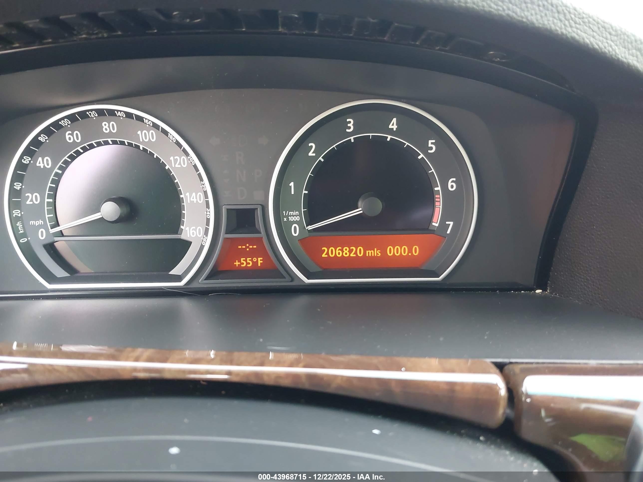 2003 Bmw 745li   Blue vin: WBAGN63493DS43916