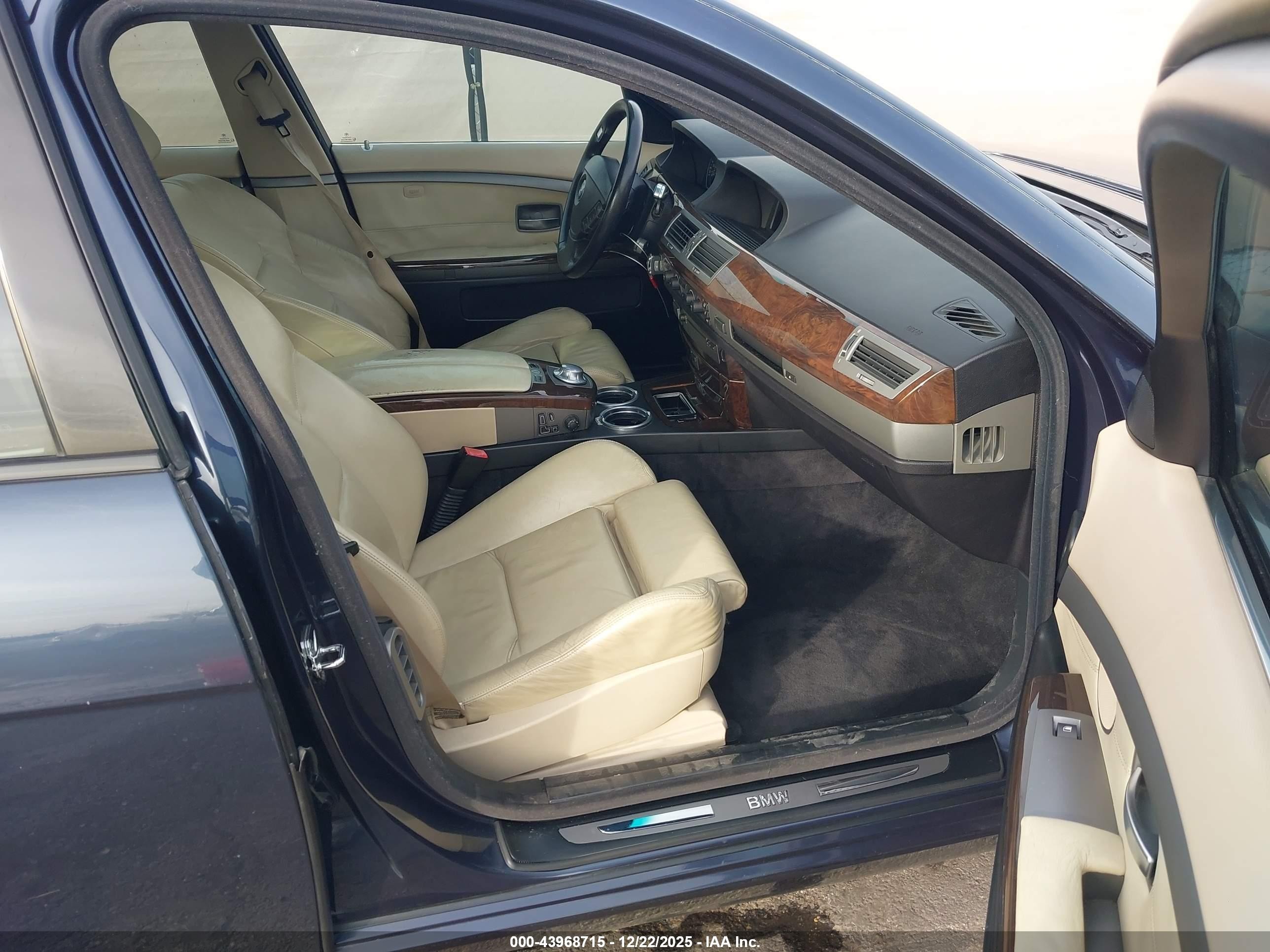 2003 Bmw 745li   Blue vin: WBAGN63493DS43916